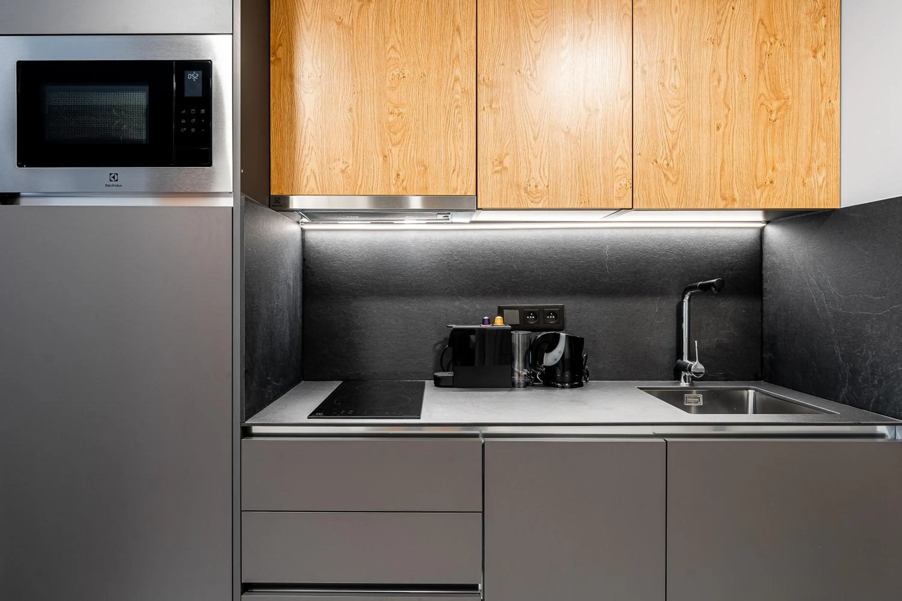 kitchen in City Pop 2Night Prague - Self check-in