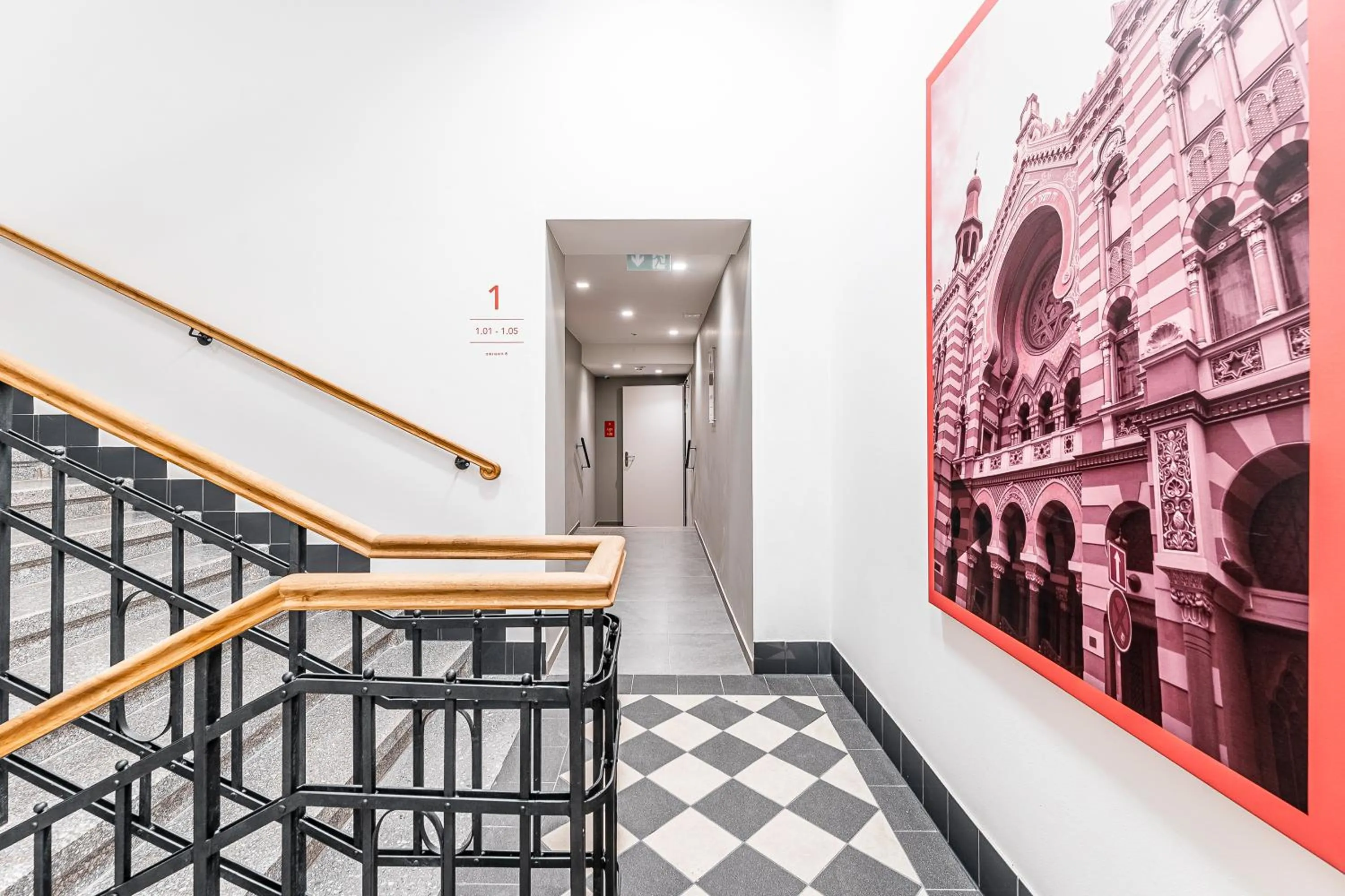 Property building in City Pop 2Night Prague - Self check-in