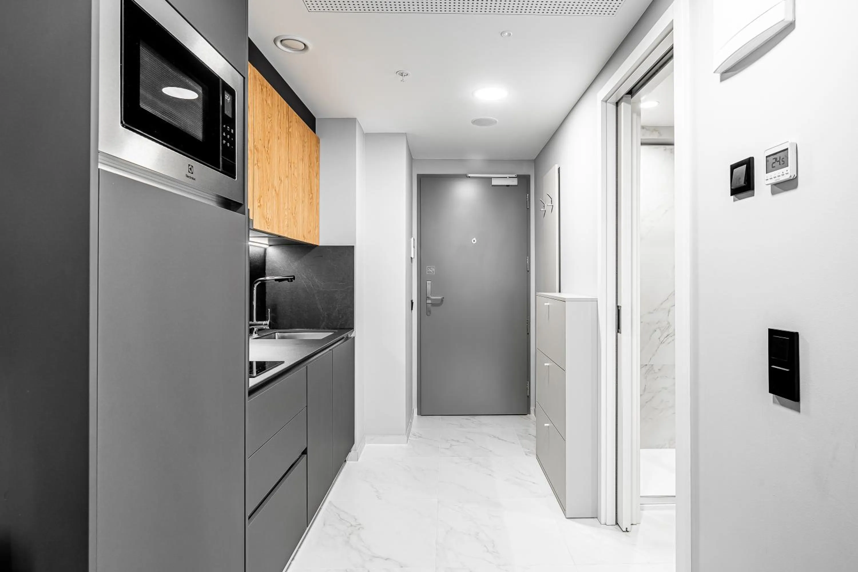 kitchen in City Pop 2Night Prague - Self check-in