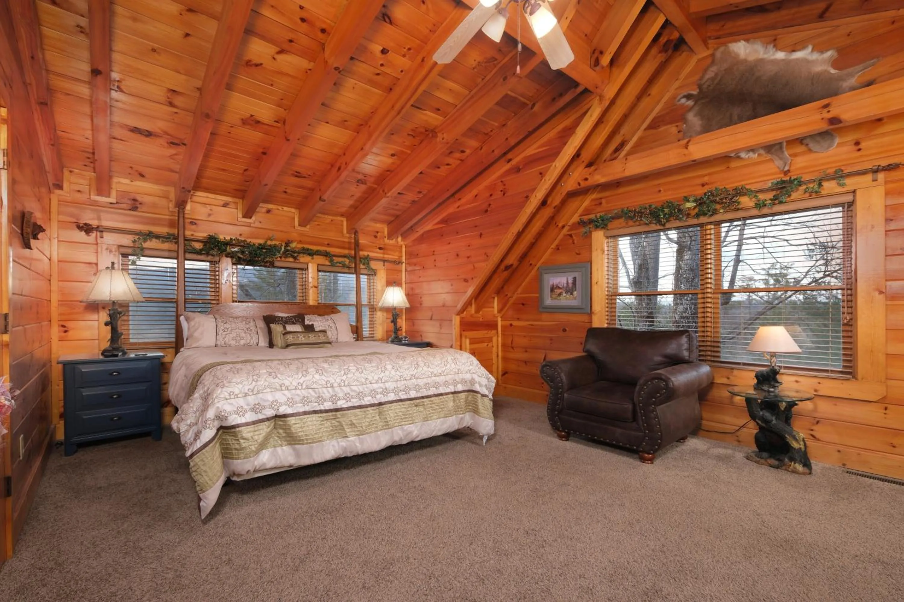 Bed in A Cozy Retreat