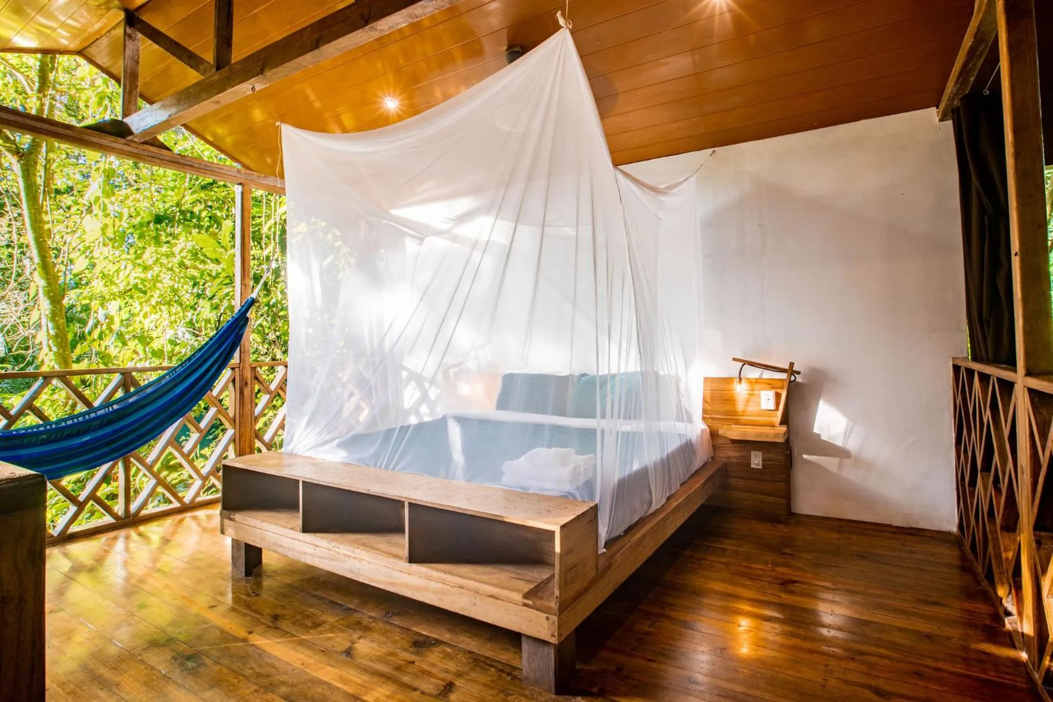 Bed in Palmar Beach Lodge