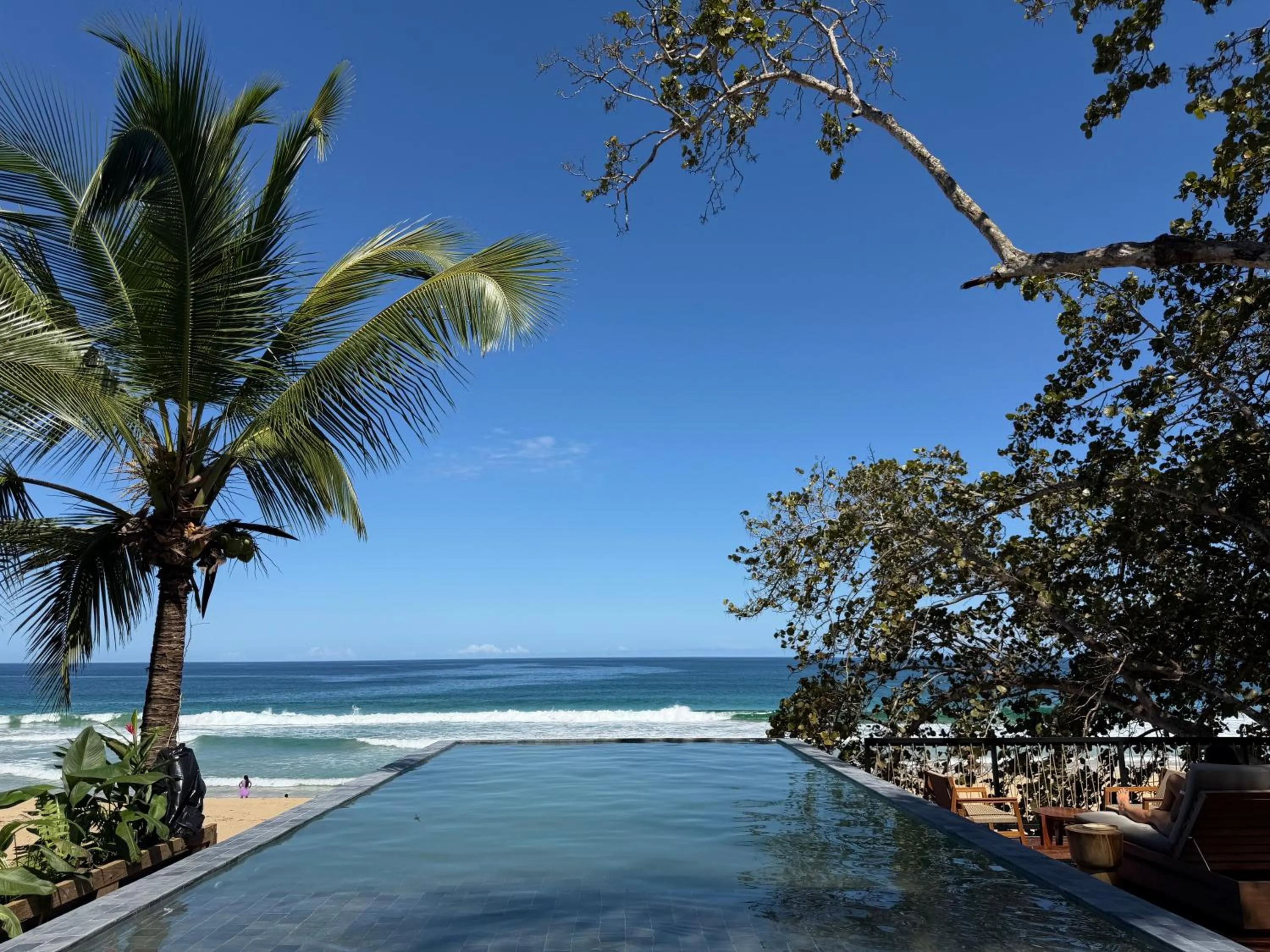 Pool view in Palmar Beach Lodge