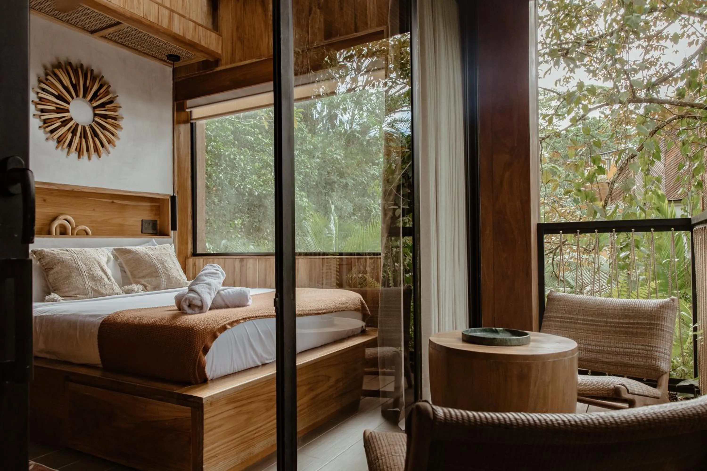 Bed in Palmar Beach Lodge