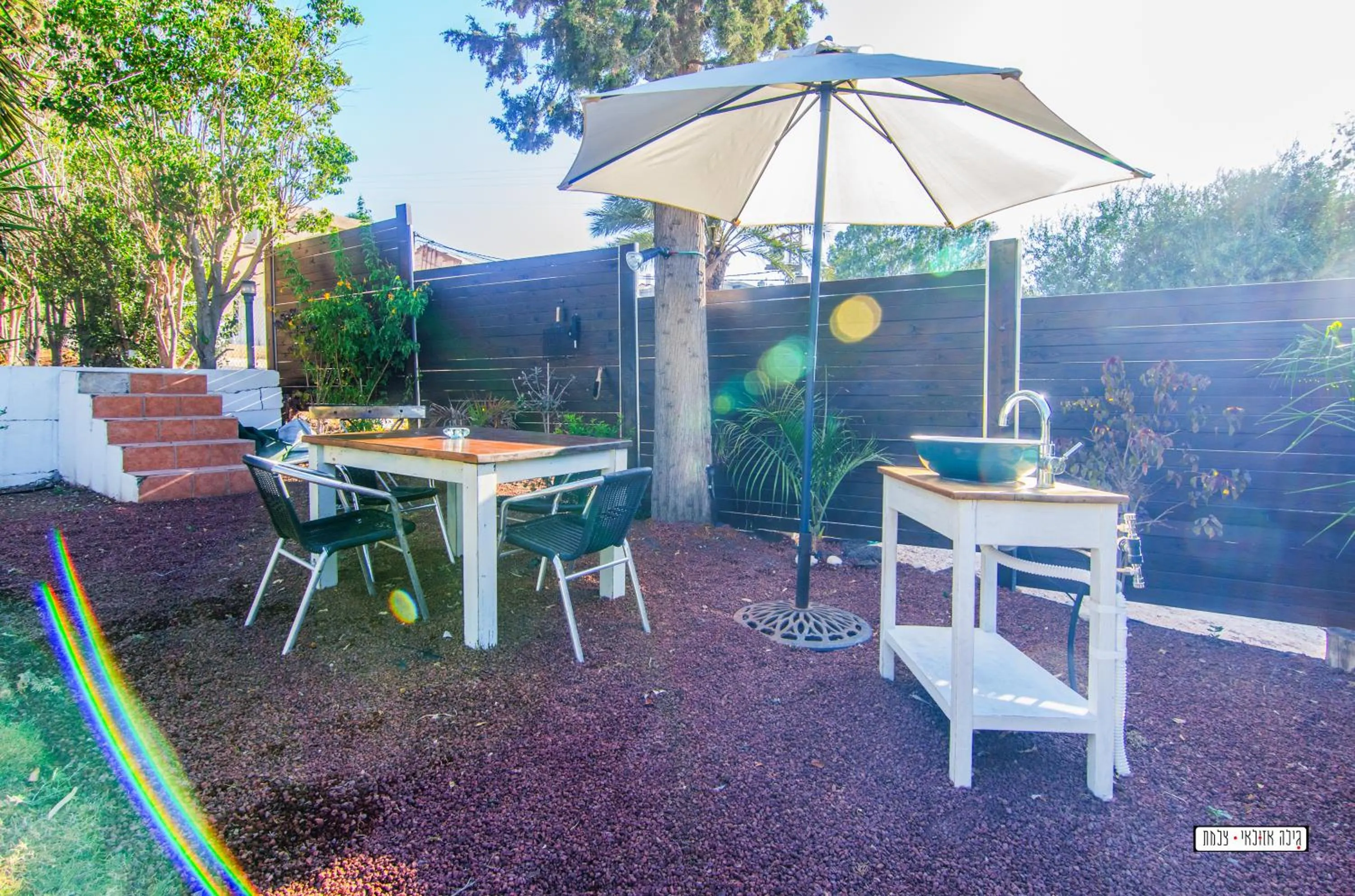 Patio in Beautiful Lake View Wooden House
