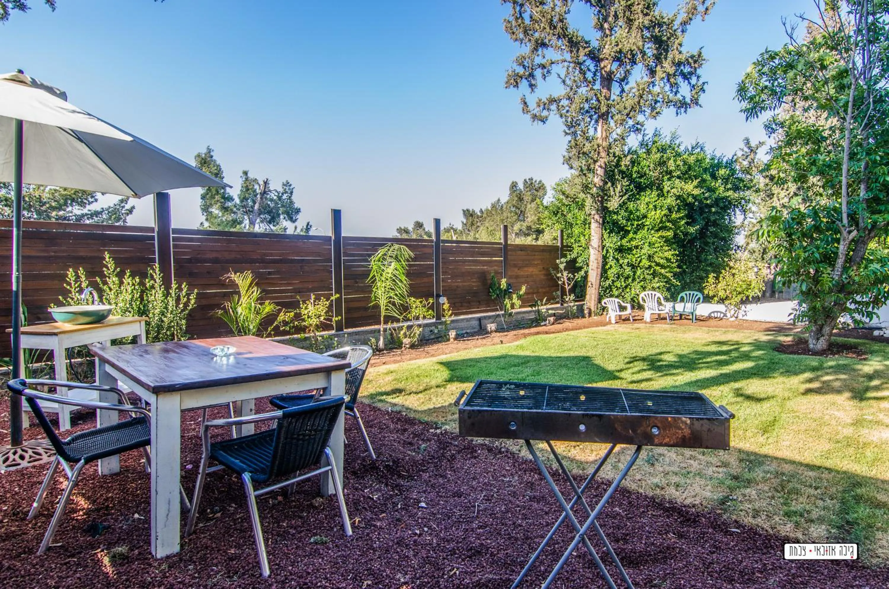 Patio in Beautiful Lake View Wooden House