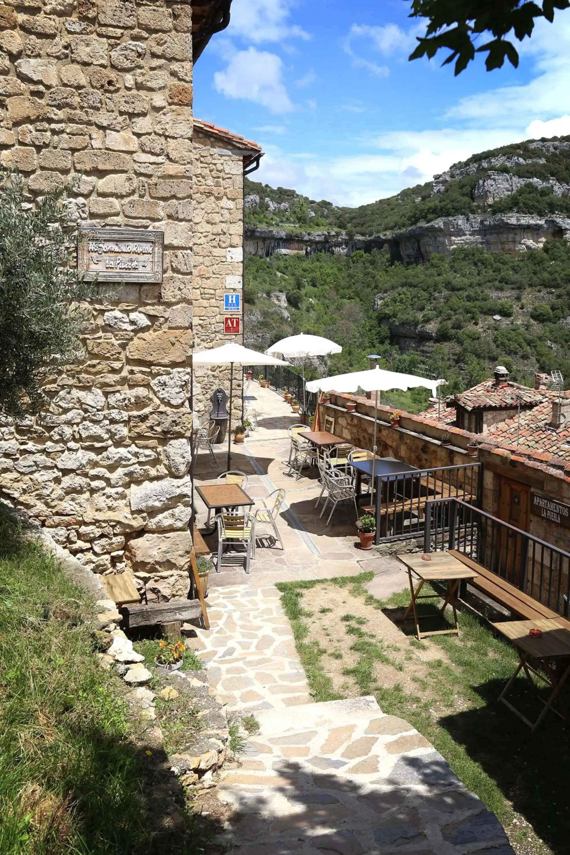 Patio in Hotel Rural La Puebla