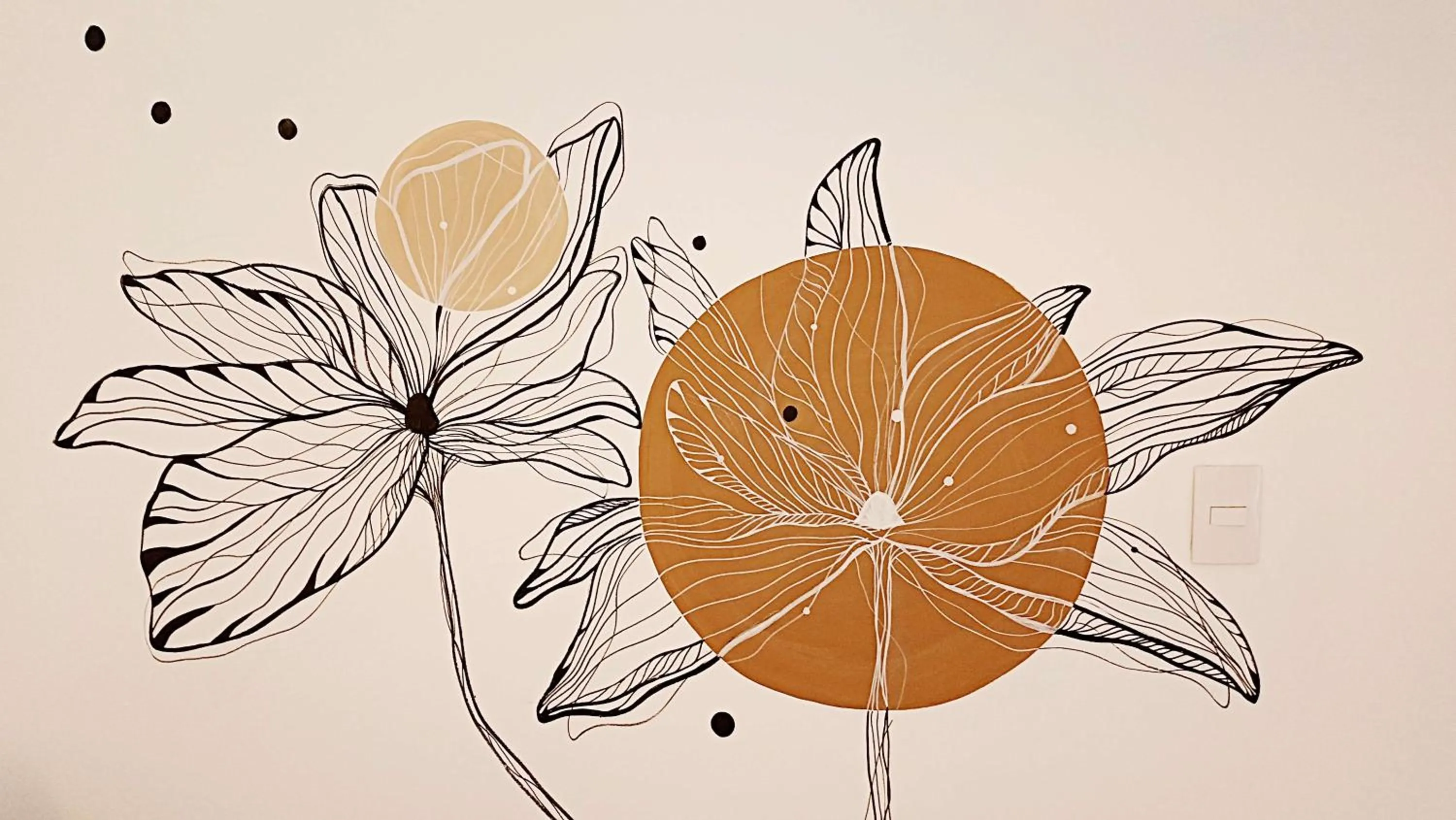 Decorative detail in Solar das Pétalas Guest House