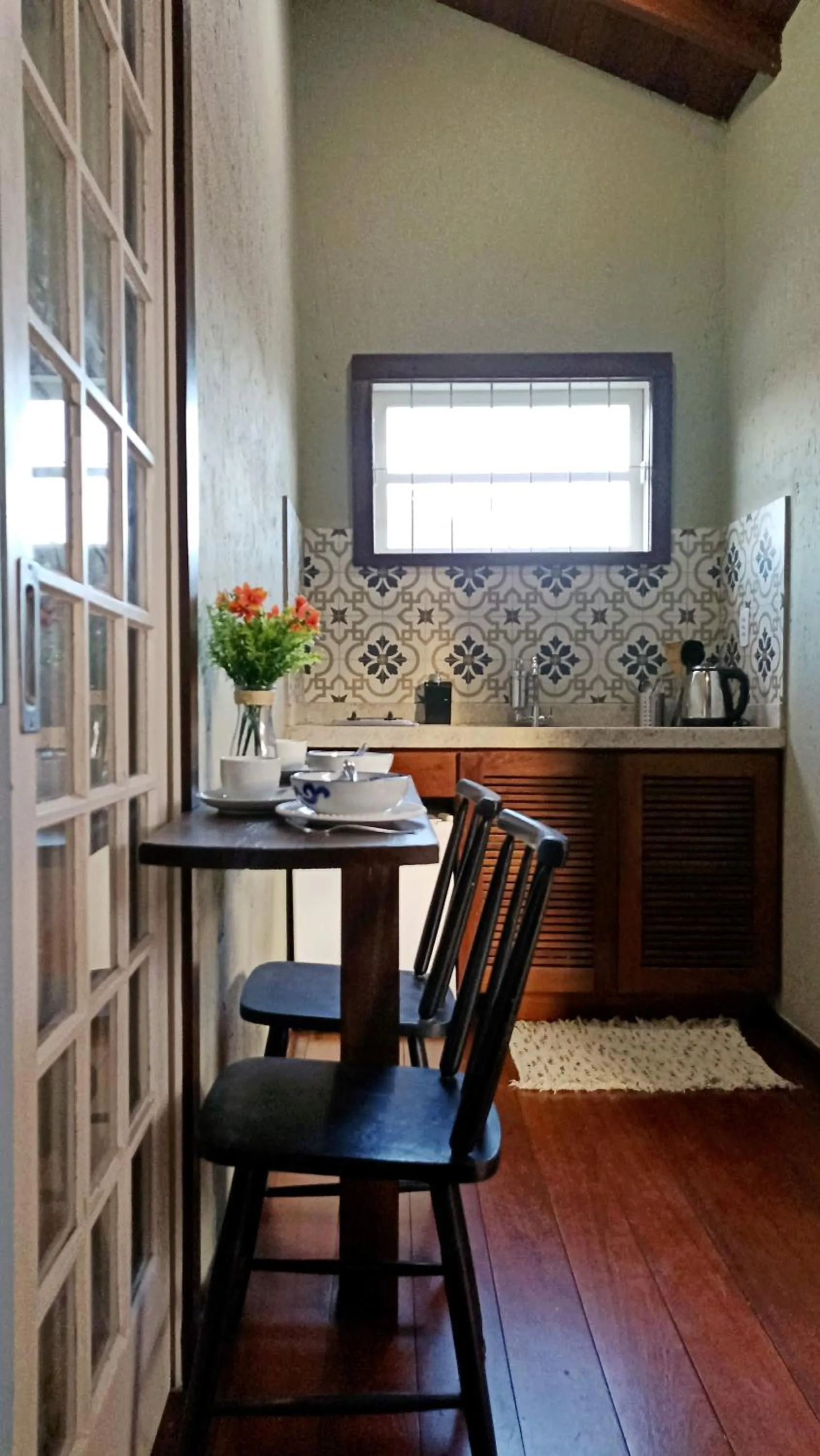 Kitchen or kitchenette in Solar das Pétalas Guest House