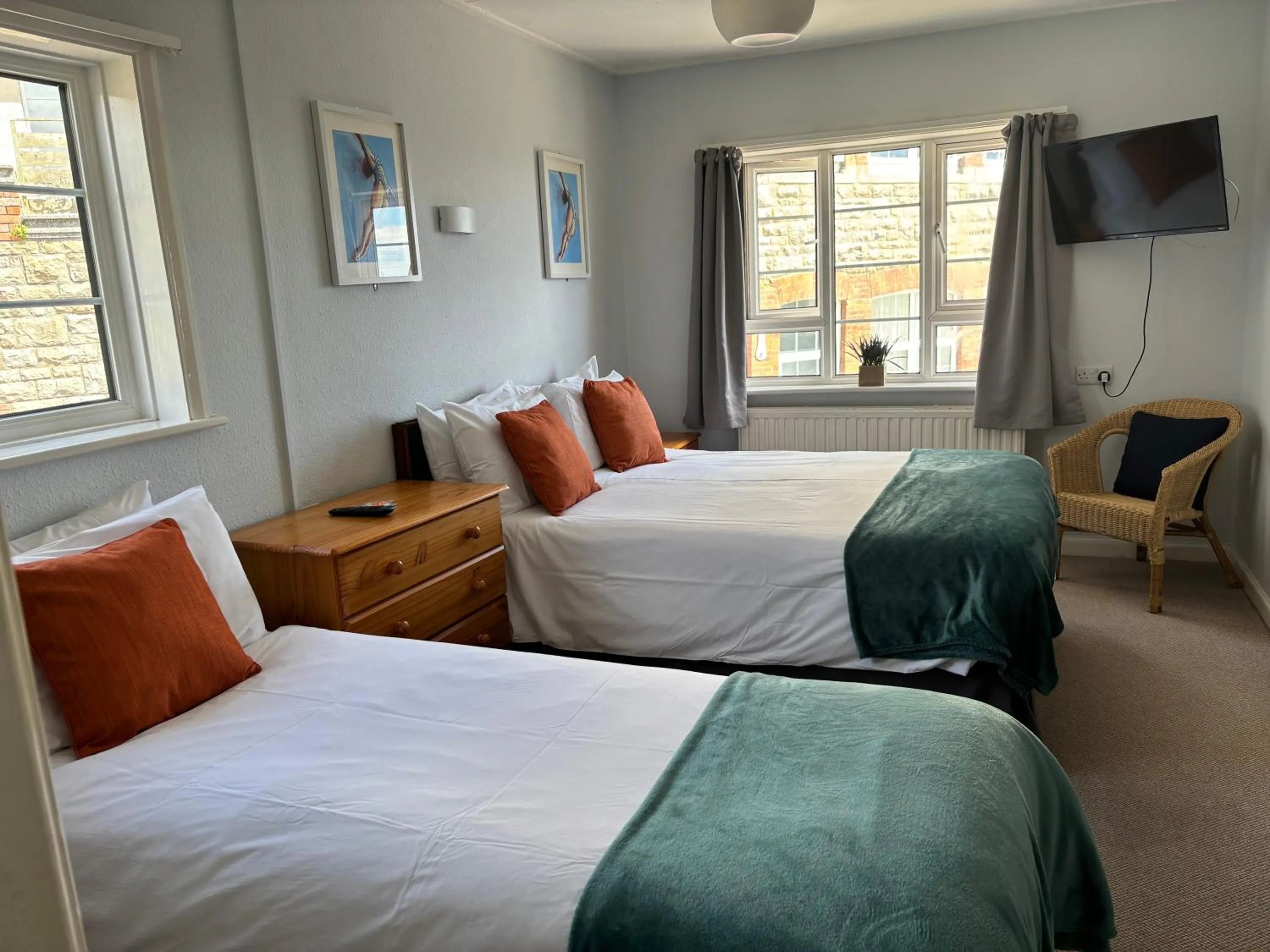 Bed in The Yacht Inn