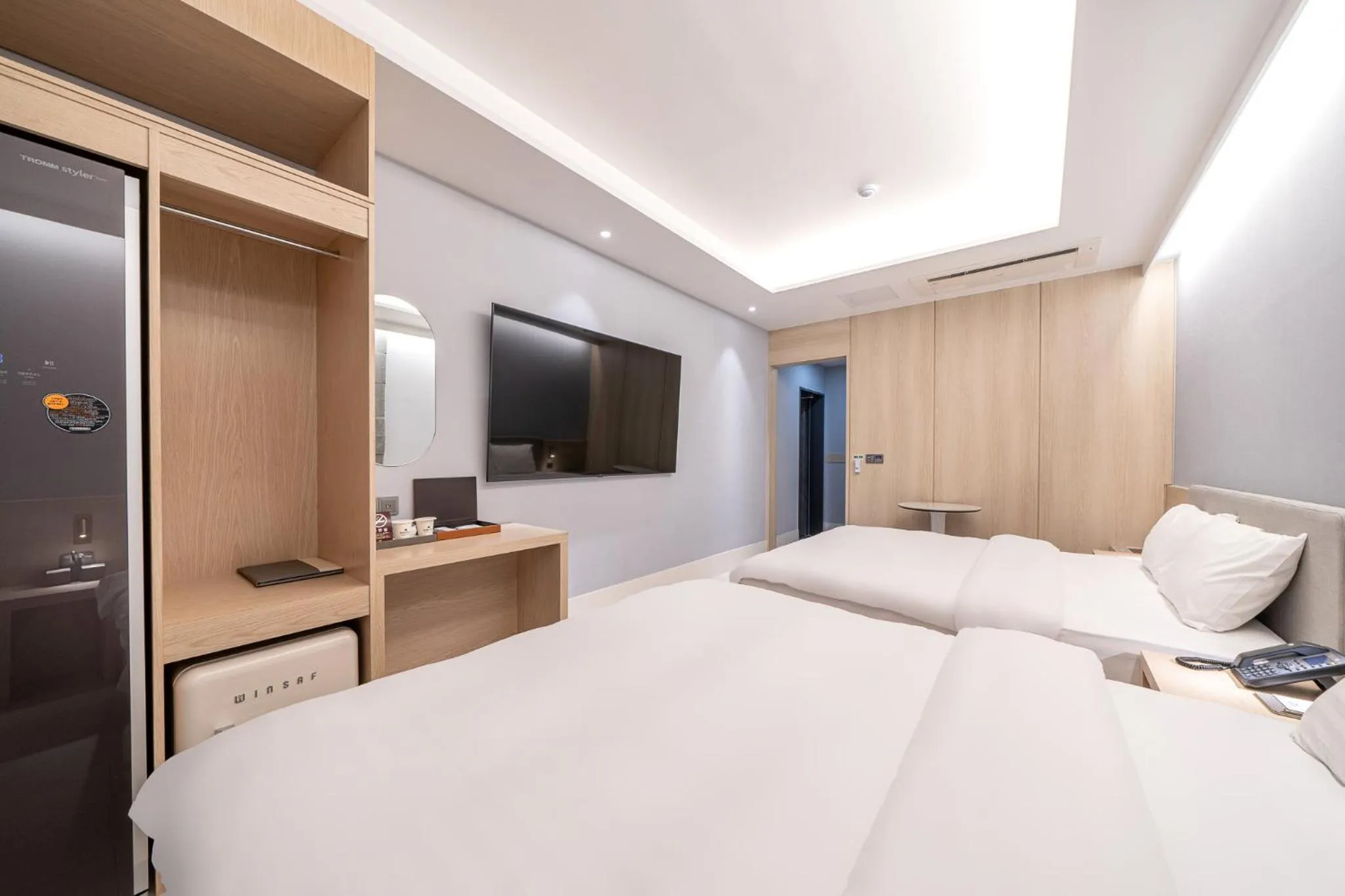 Bed in Hound Hotel Gwangju Cheomdan