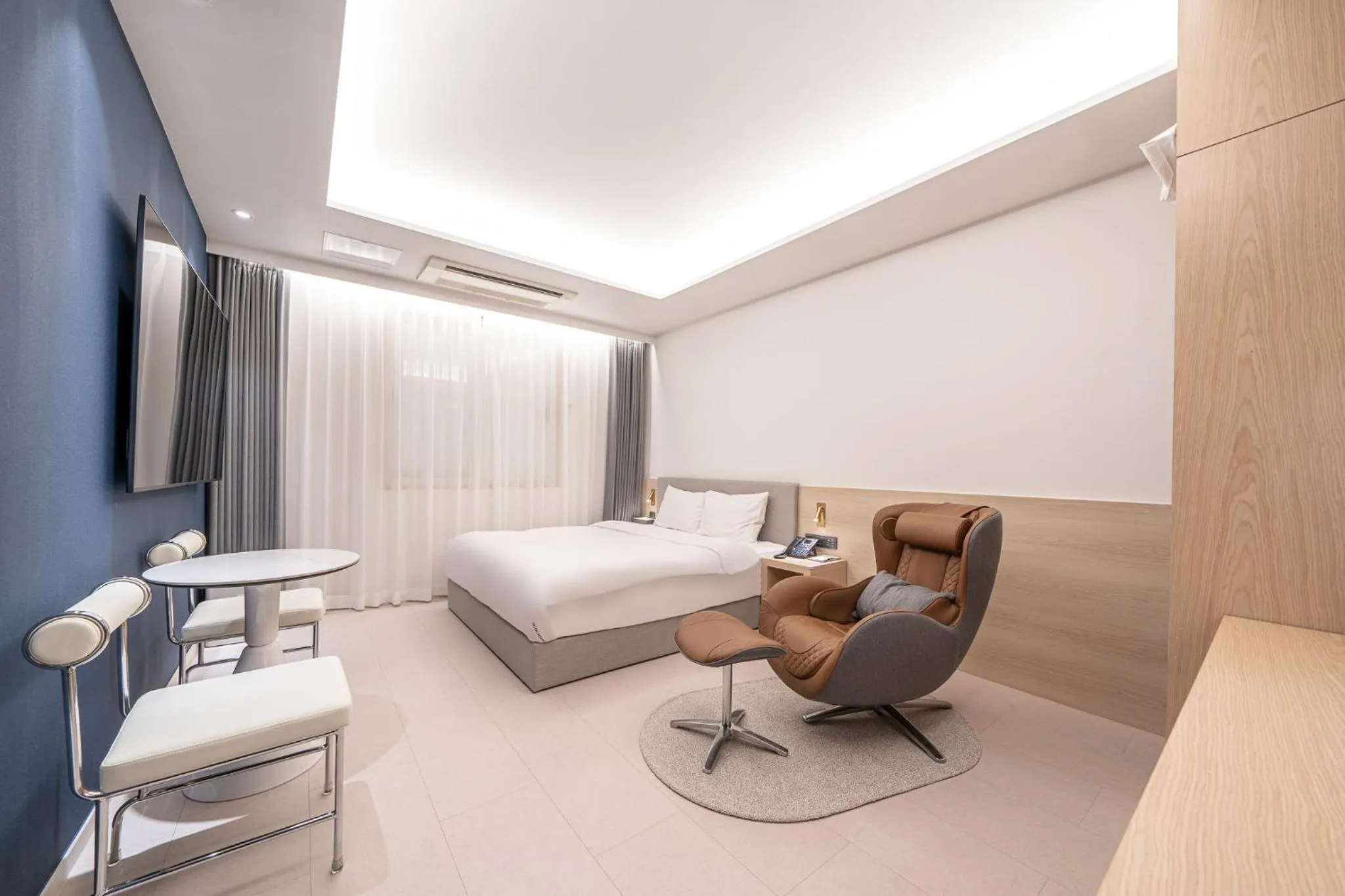 Bed in Hound Hotel Gwangju Cheomdan