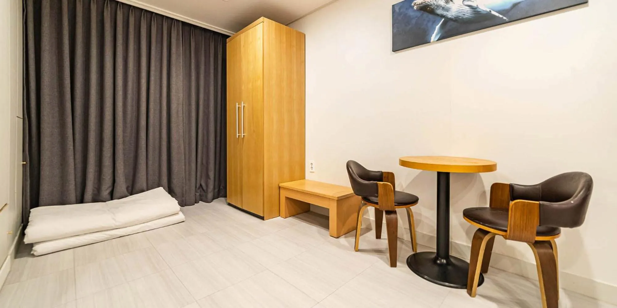 Bed in Sokcho Ritz Hotel