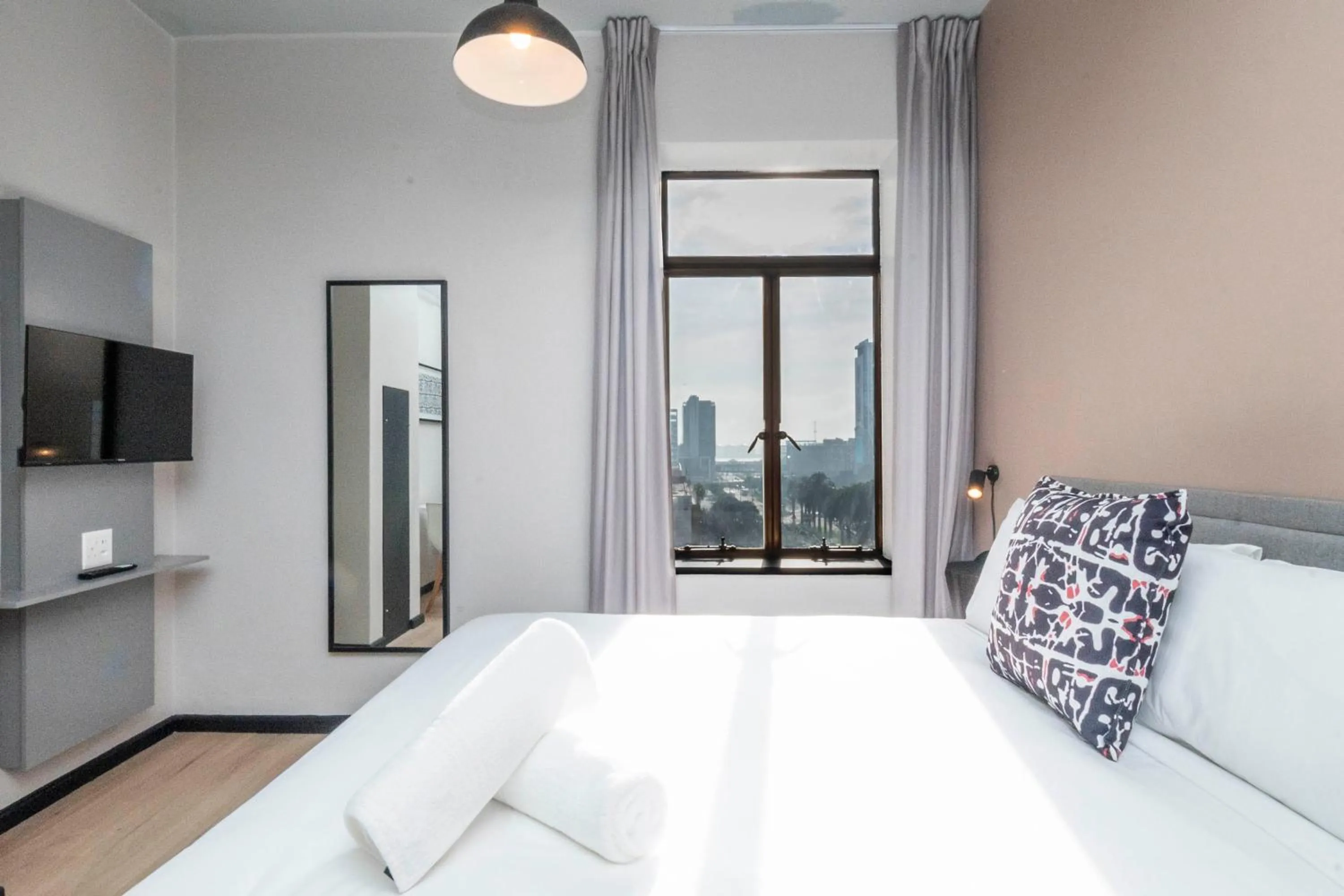 Bedroom, Bed in HAVN Aparthotel by Totalstay