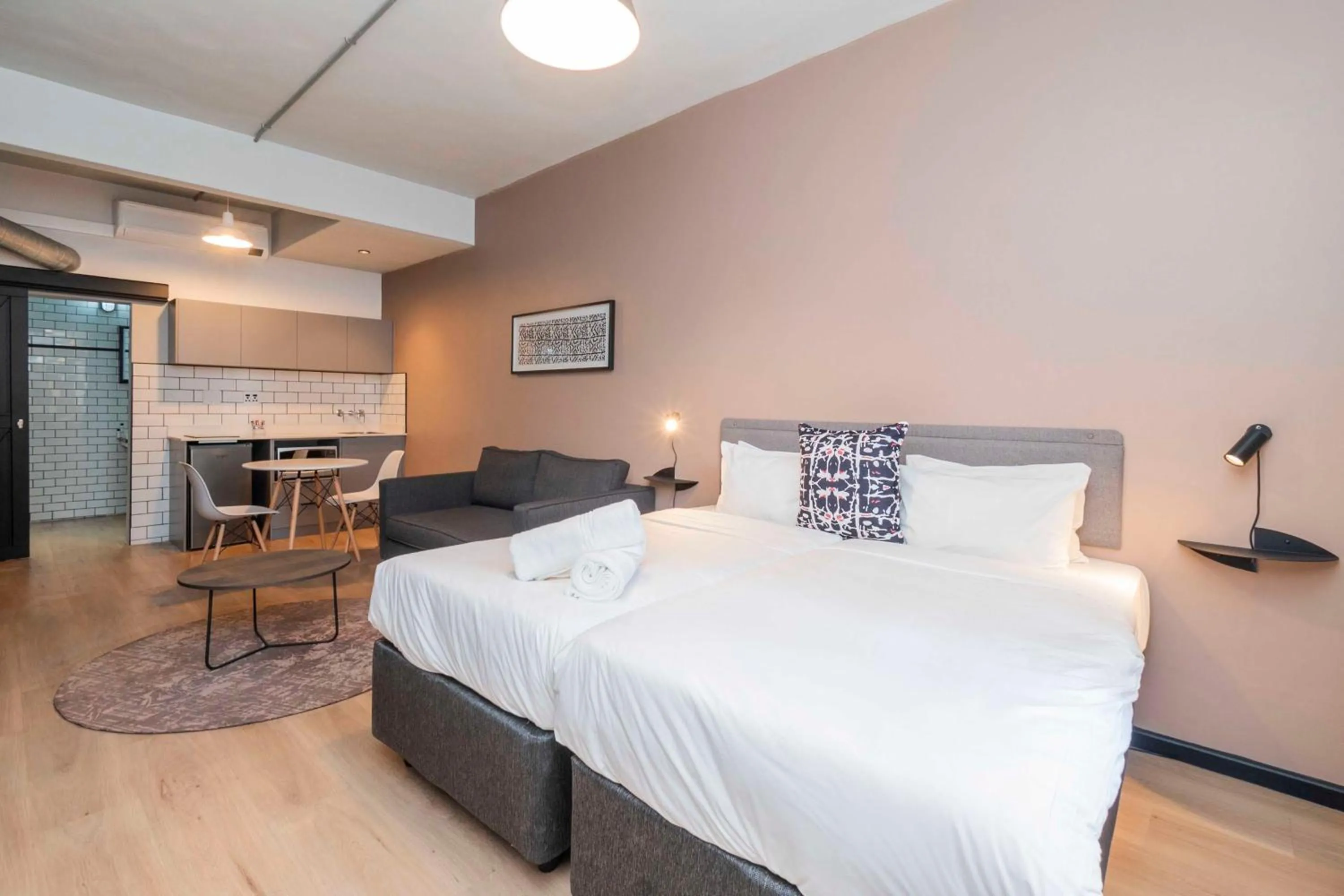 Photo of the whole room, Bed in HAVN Aparthotel by Totalstay