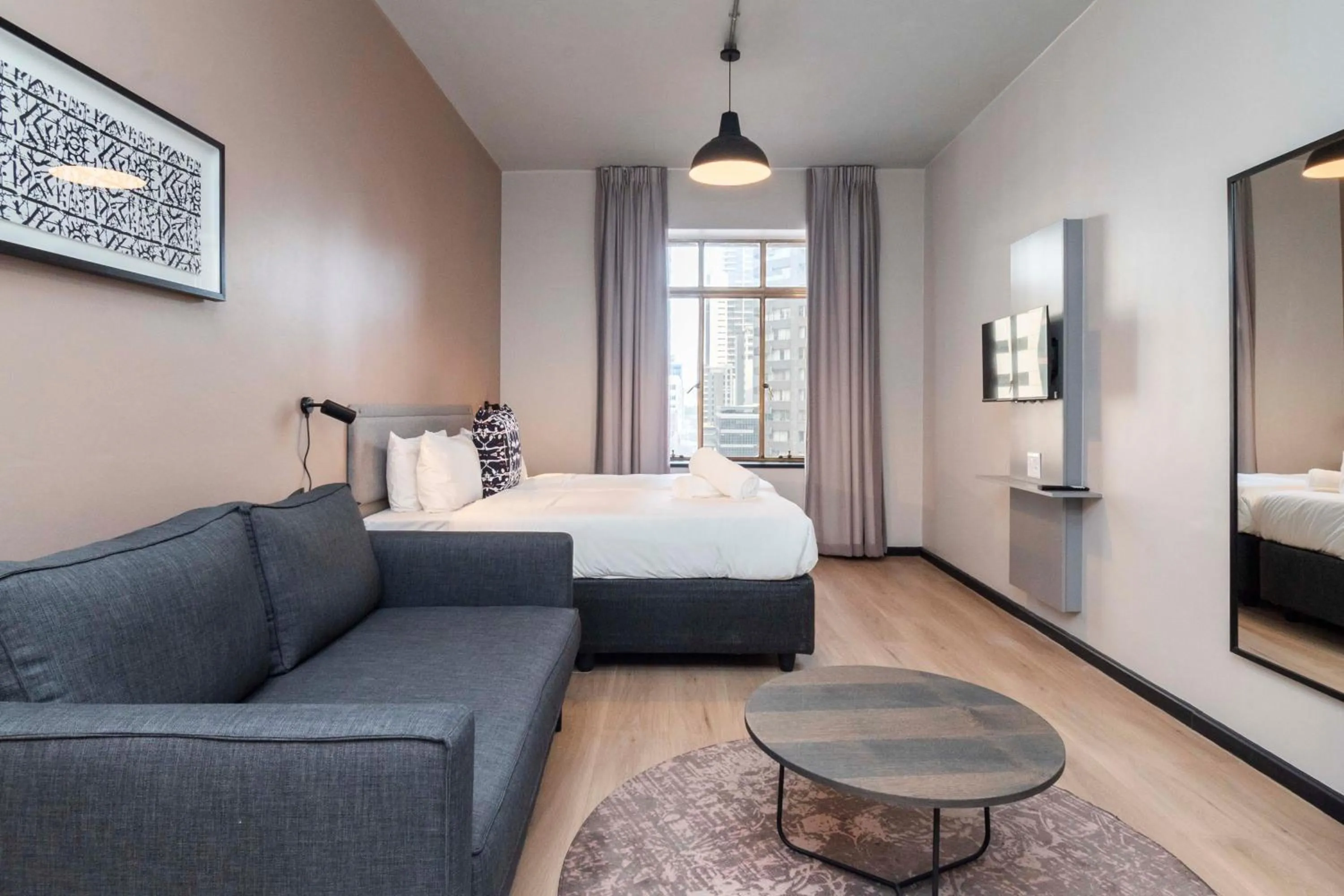 Photo of the whole room, Bed in HAVN Aparthotel by Totalstay