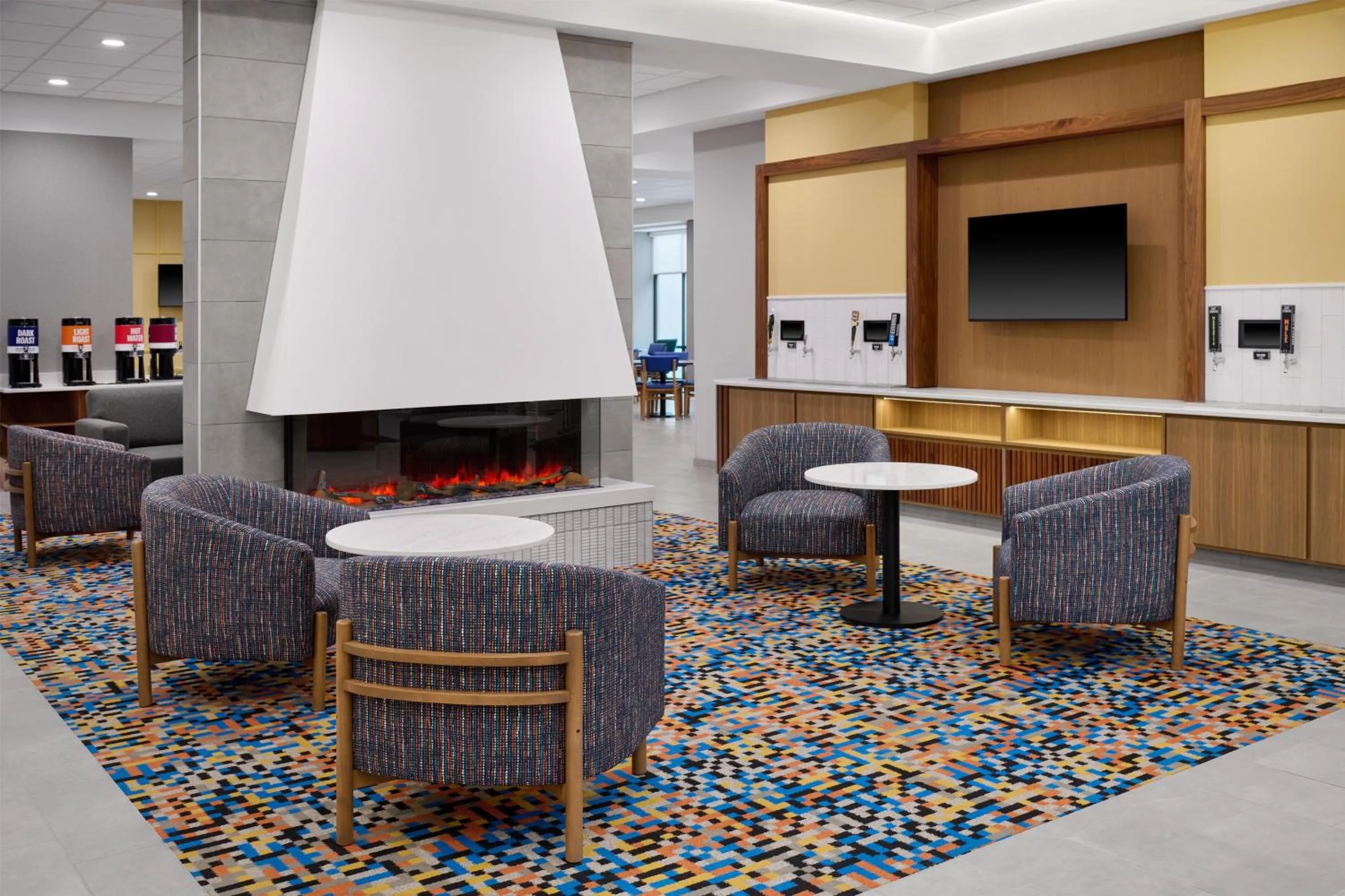 Lobby or reception in Hampton Inn by Hilton Lincoln Downtown