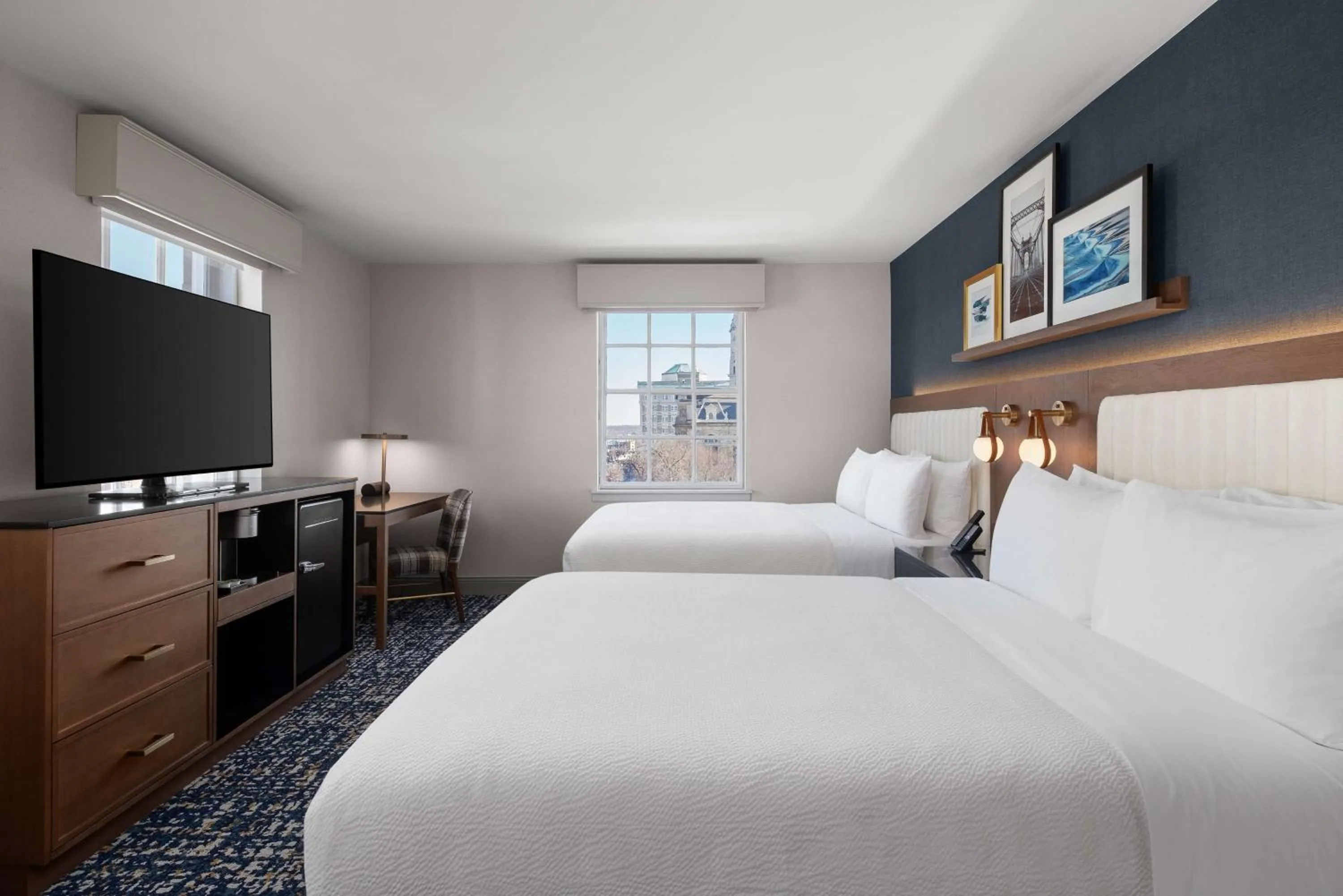 Bed in The Well House Hamilton, Tapestry Collection By Hilton