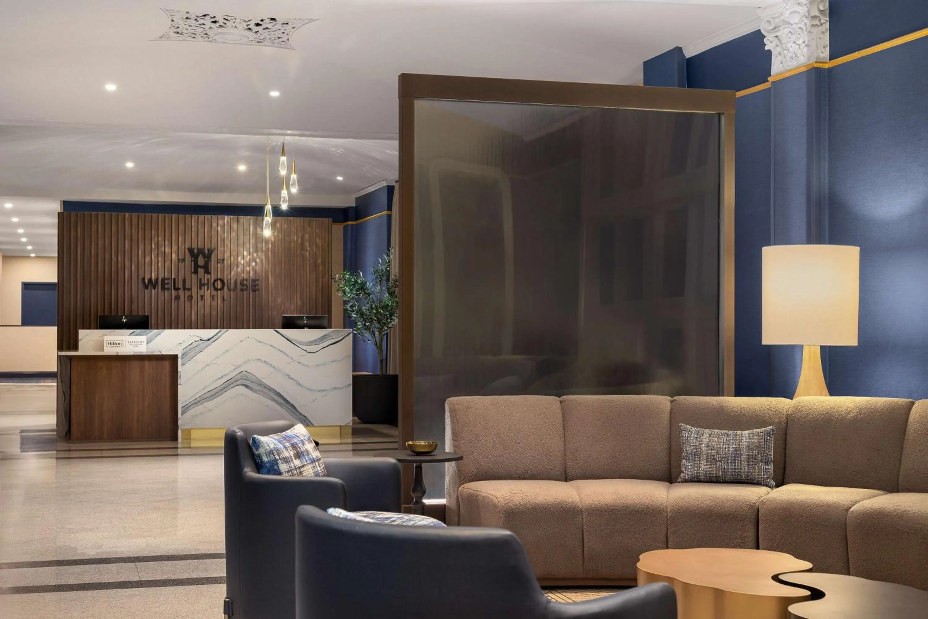 Lobby or reception in The Well House Hamilton, Tapestry Collection By Hilton