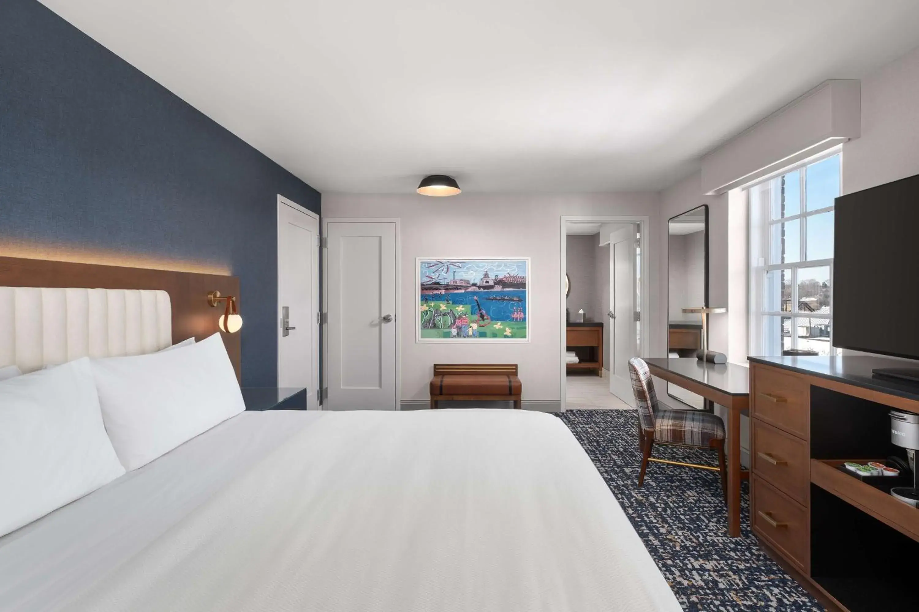 King Room with River View in The Well House Hamilton, Tapestry Collection By Hilton King Room with River View in The Well House Hamilton, Tapestry Collection By Hilton