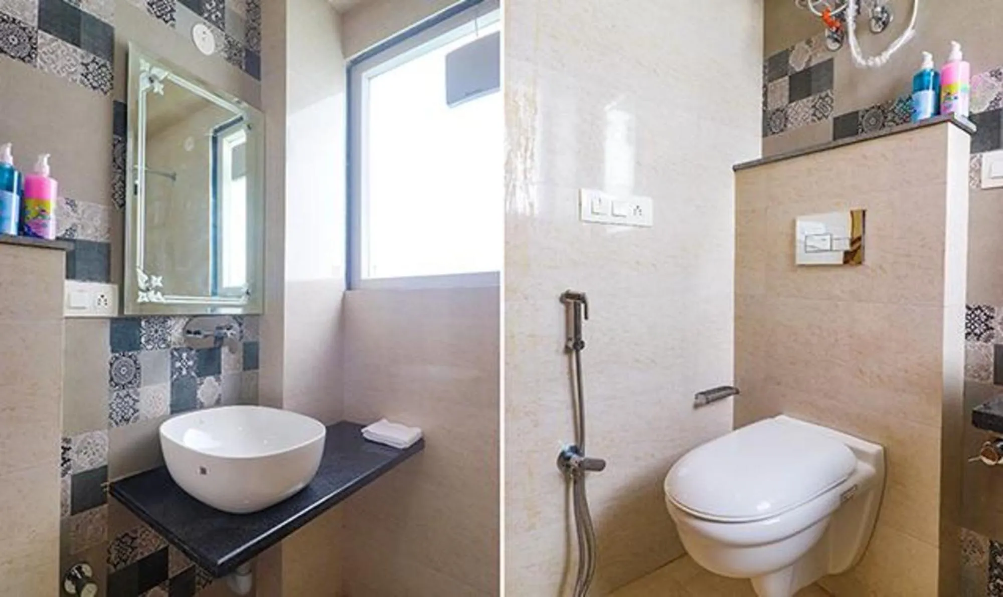 Bathroom in FabHotel Star Corporate Suite Near Medanta-The Medicity & Park Hospital, Gurugram