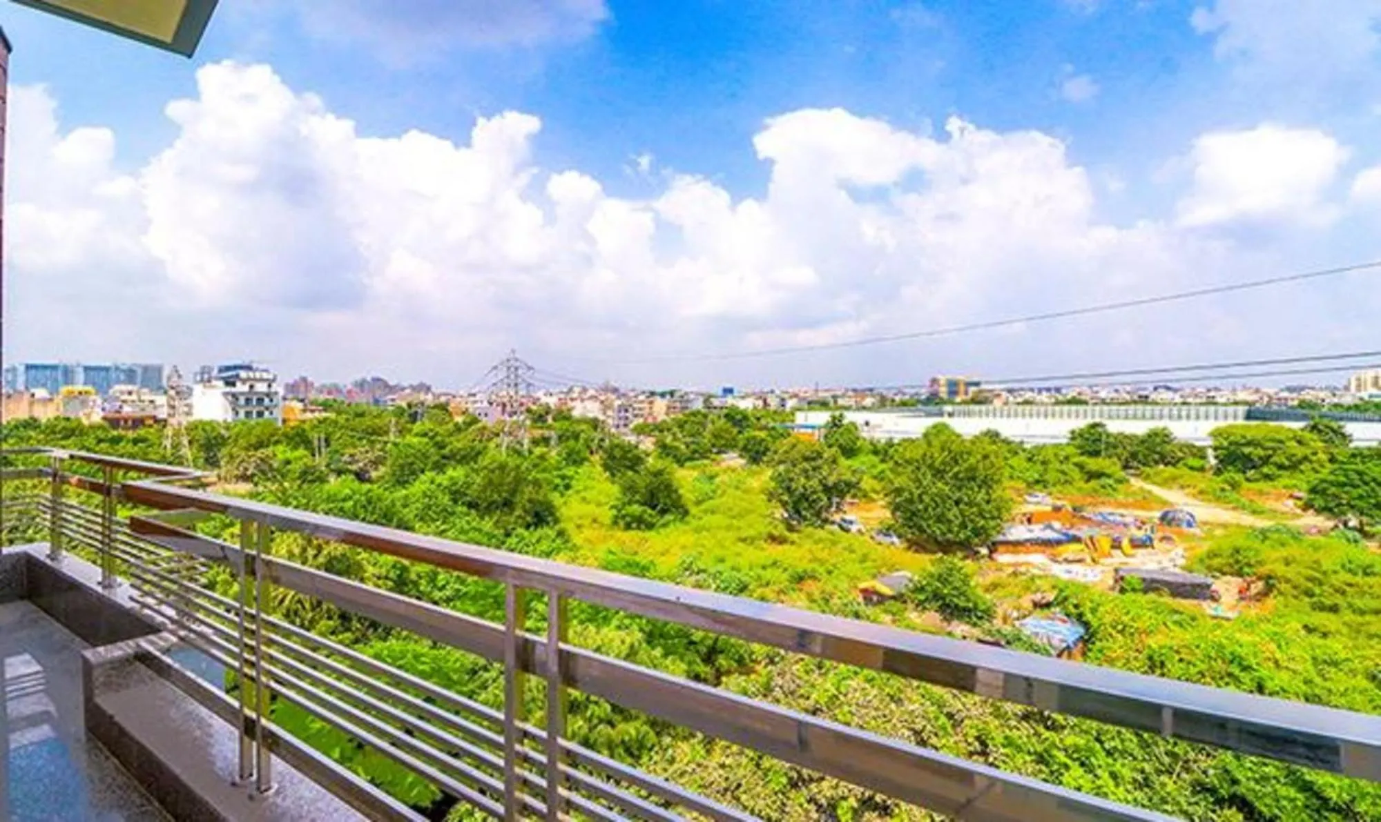 Balcony/Terrace in FabHotel Star Corporate Suite Near Medanta-The Medicity & Park Hospital, Gurugram