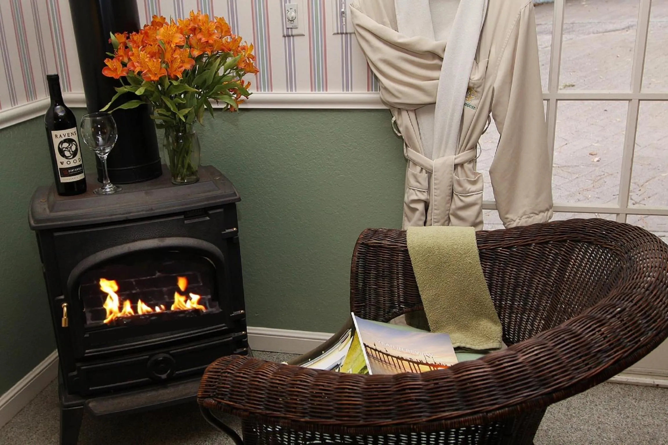 Decorative detail in McCaffrey House Bed and Breakfast Inn