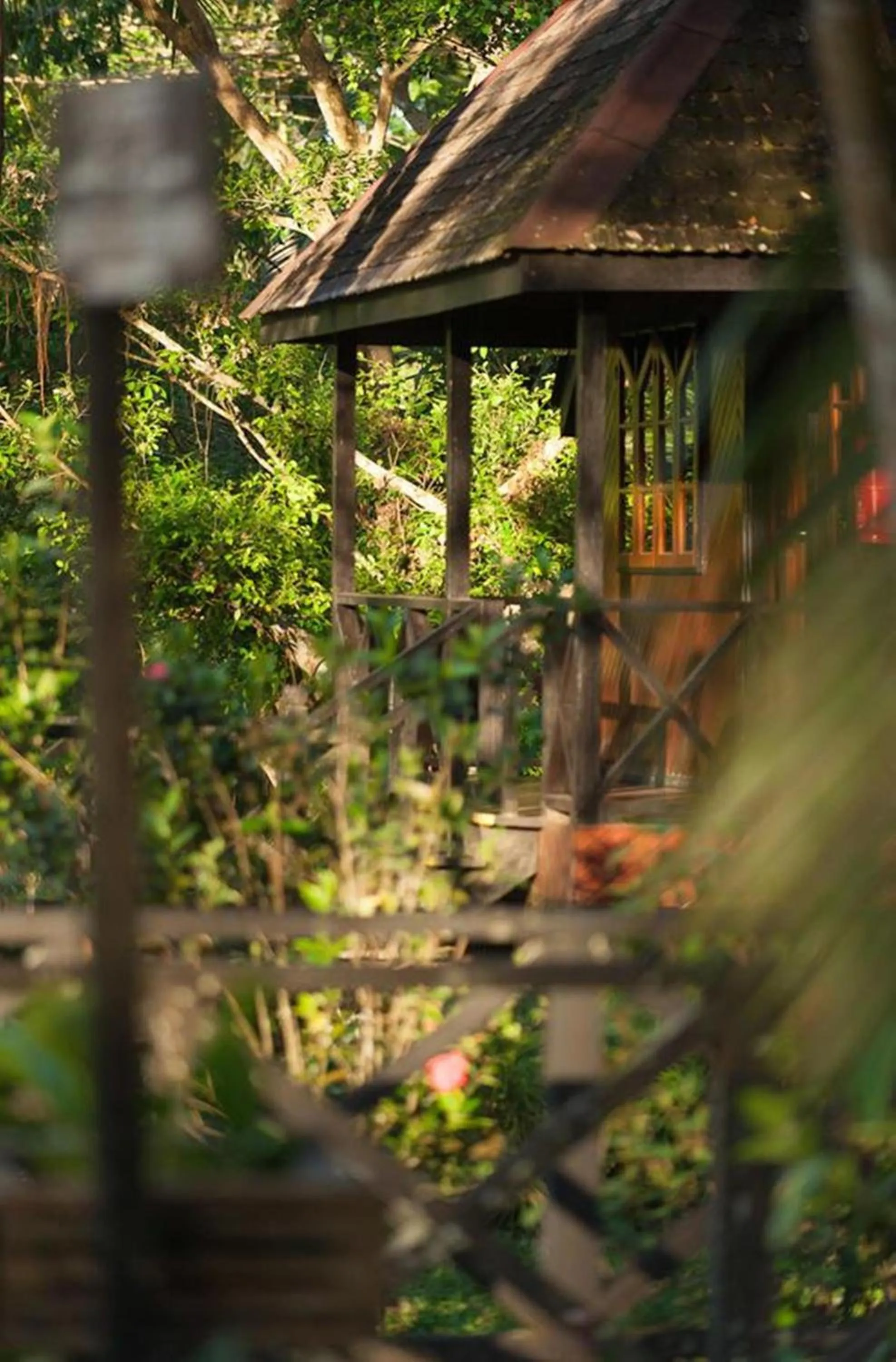 Facade/entrance in Sepilok Nature Lodge - Formerly known as Sepilok Nature Resort