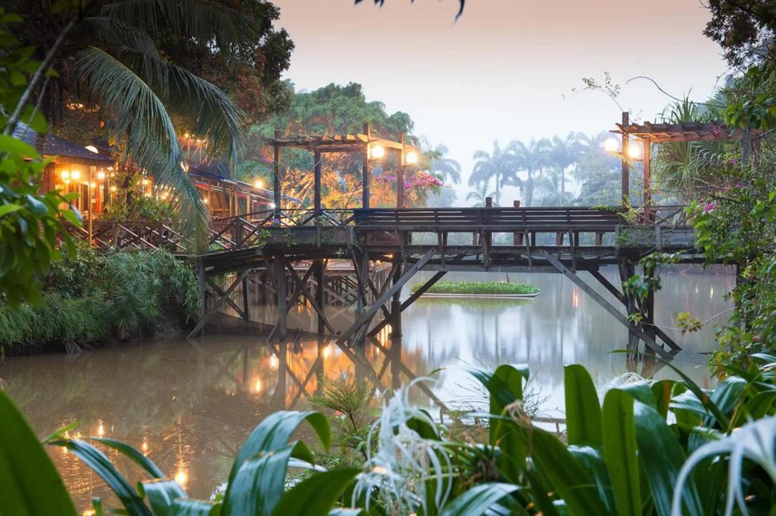 Facade/entrance in Sepilok Nature Lodge - Formerly known as Sepilok Nature Resort