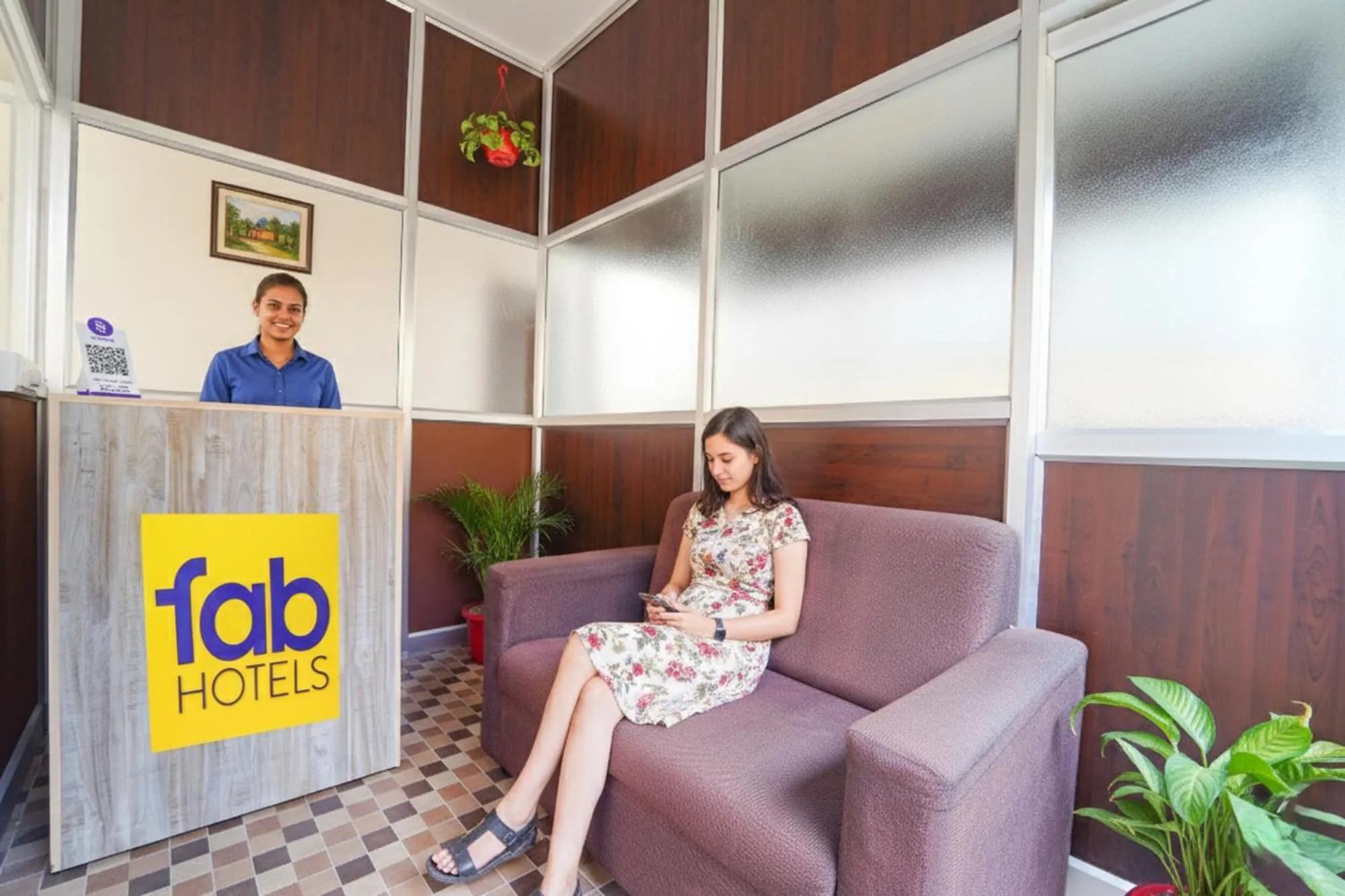 Lobby or reception in Via Aarudras Residency - Nr Coimbatore Airport