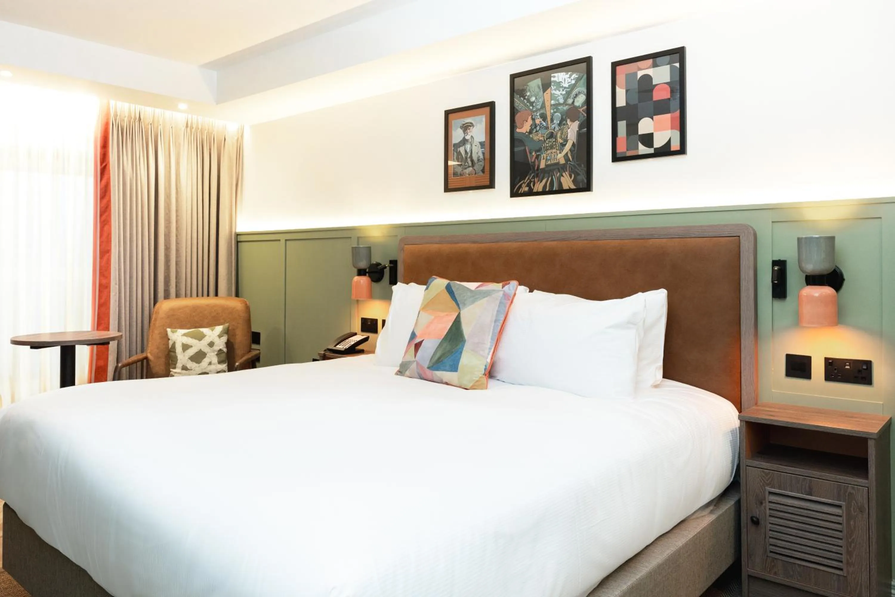 Bedroom, Bed in The Marcus Portrush, Tapestry Collection By Hilton