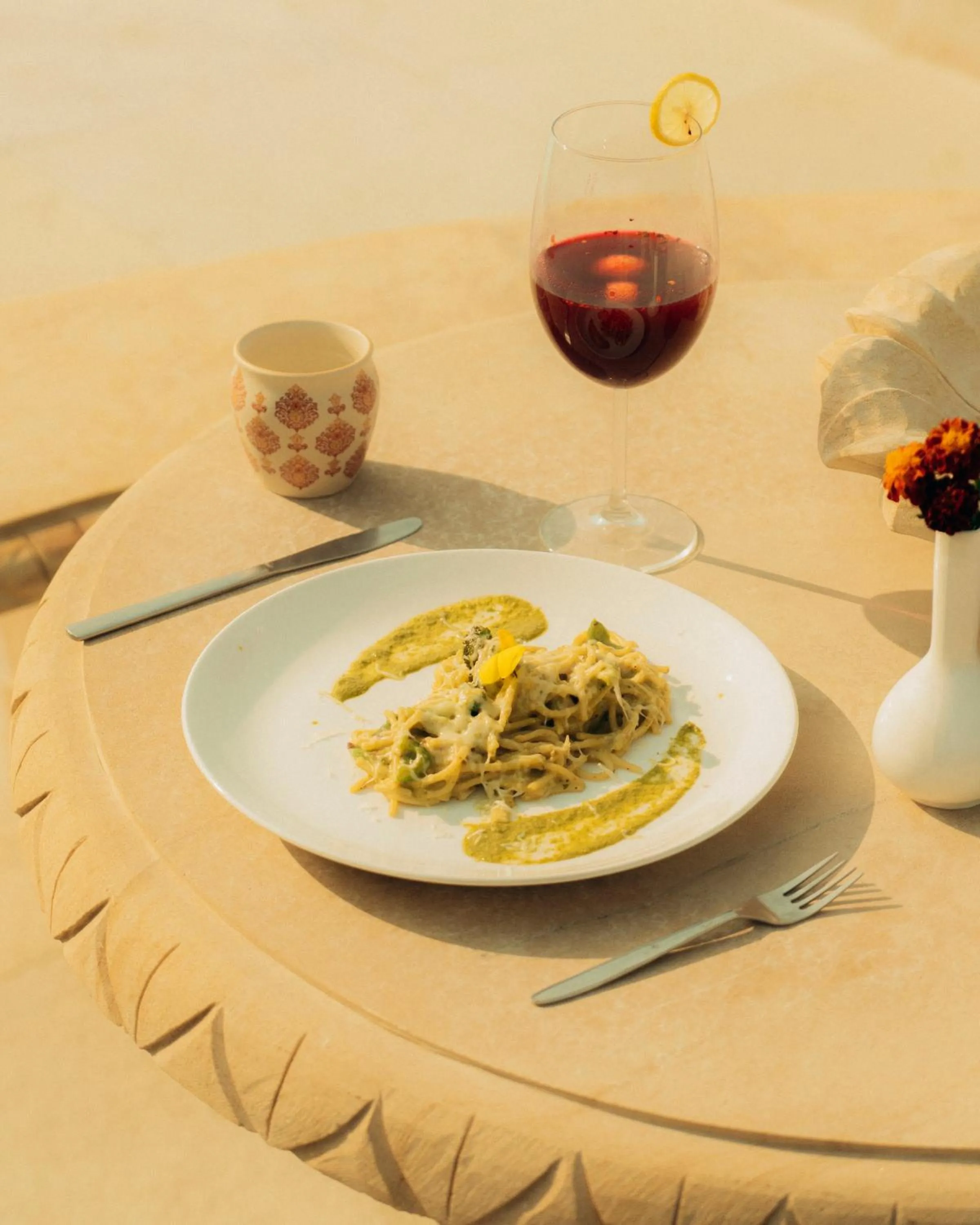 Food in Tree of Life Ramvilas, Bandhavgarh