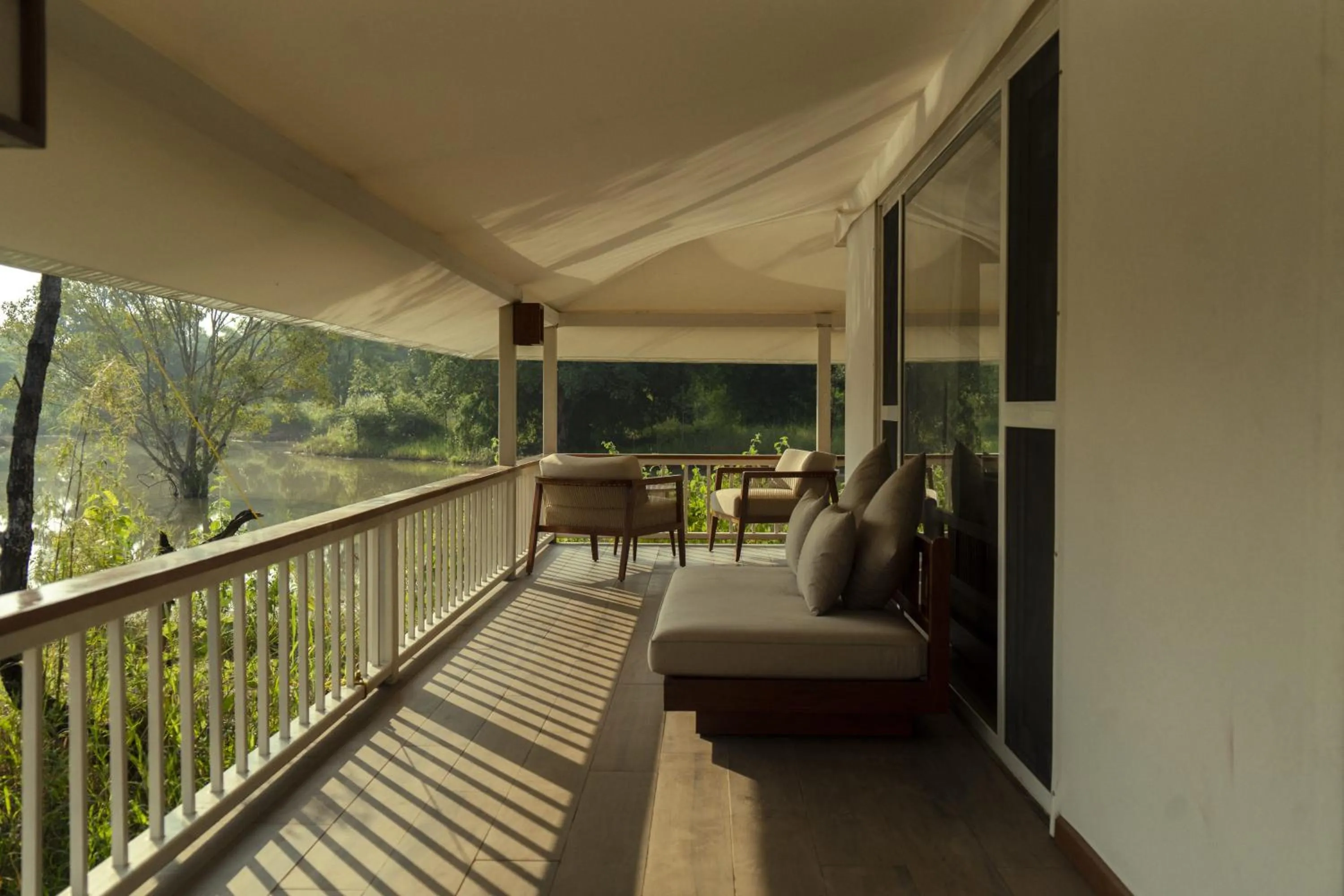 Balcony/Terrace in Tree of Life Ramvilas, Bandhavgarh