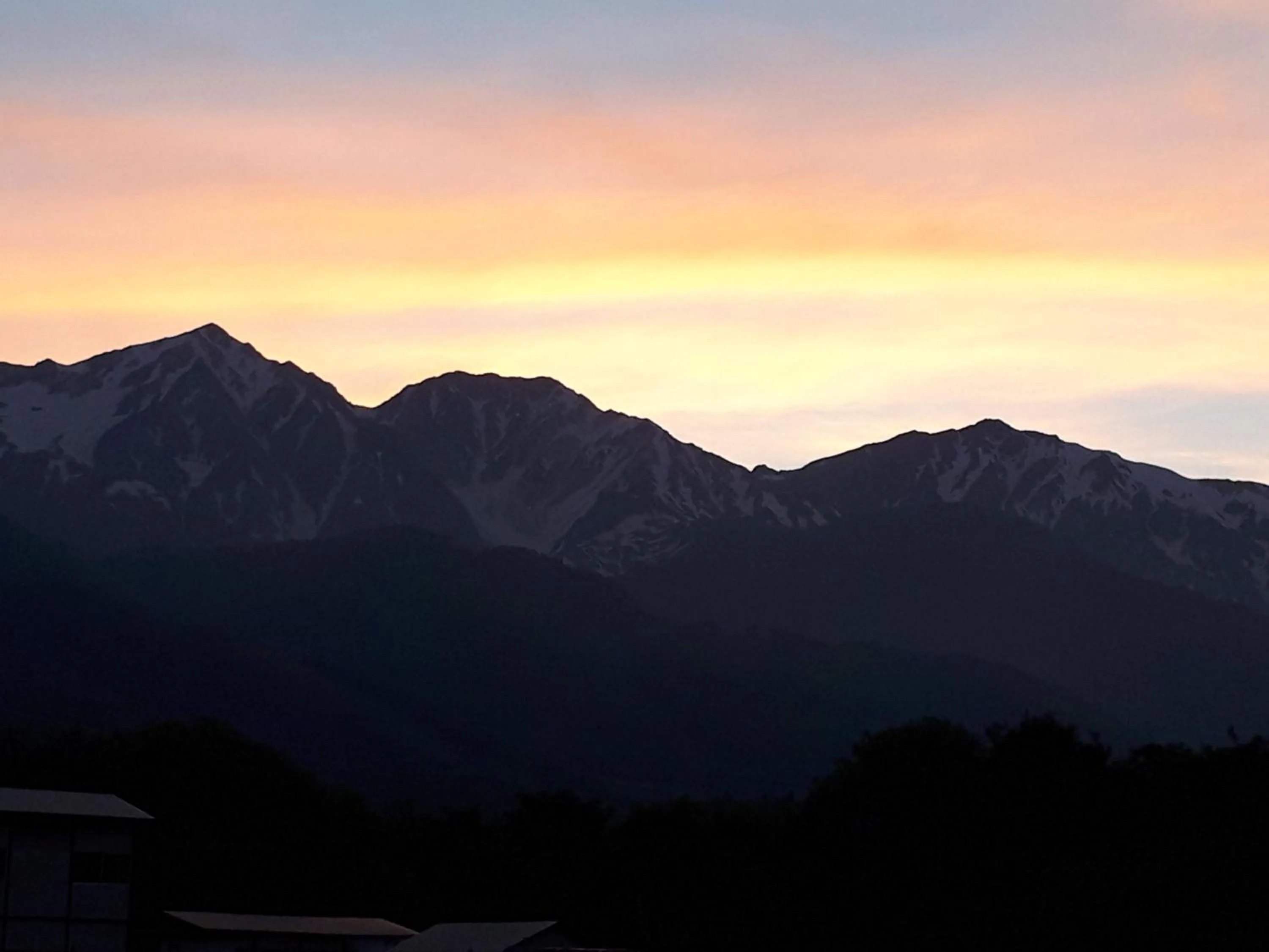 Sunset in Reposer Hakuba