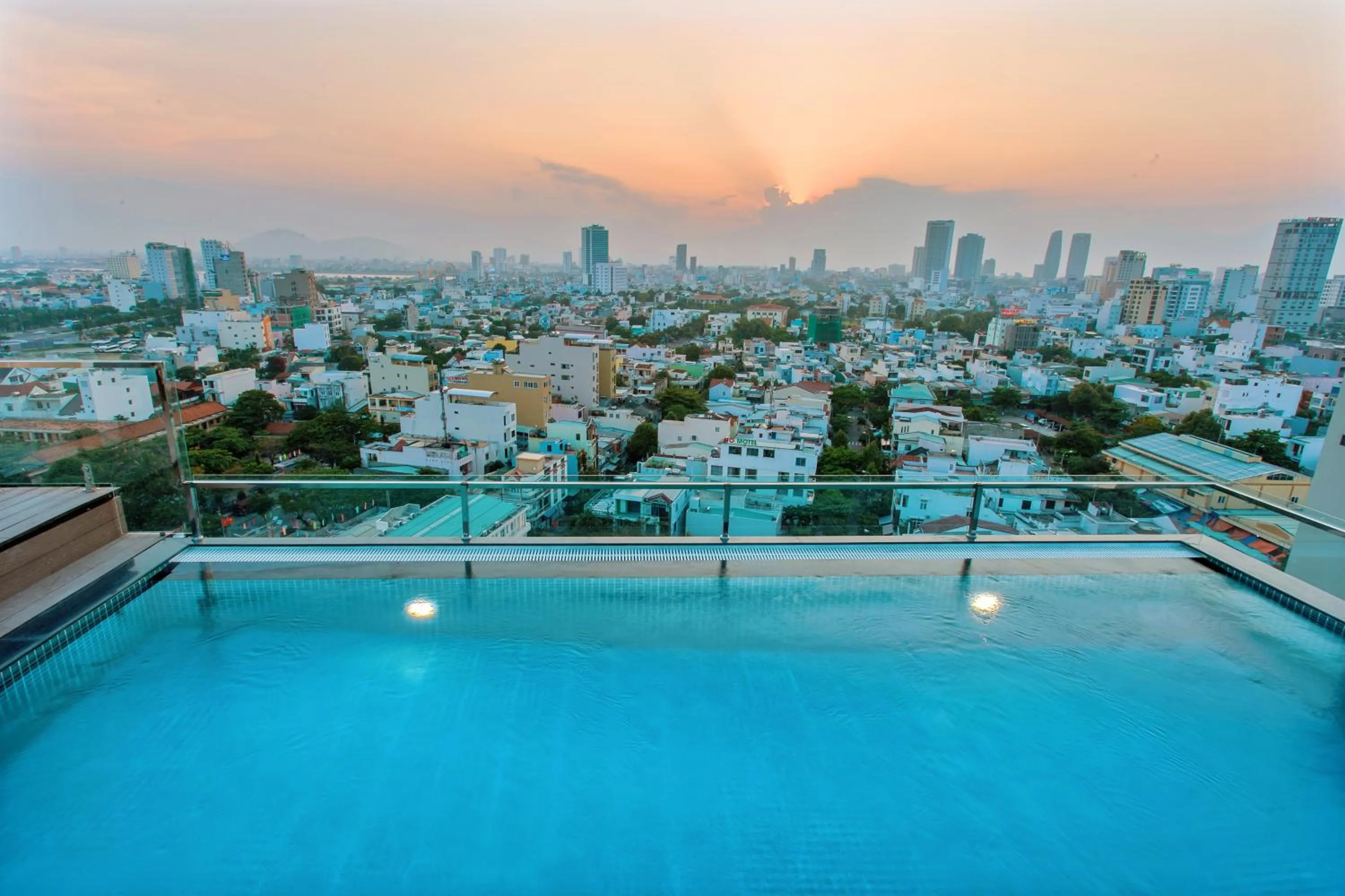 City view in Ocean Haven Hotel