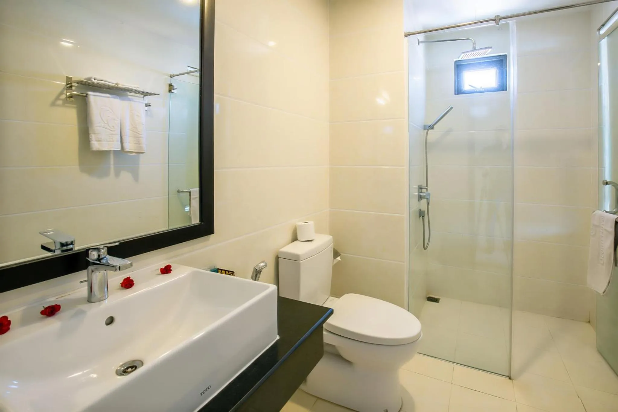 Bathroom in Ocean Haven Hotel