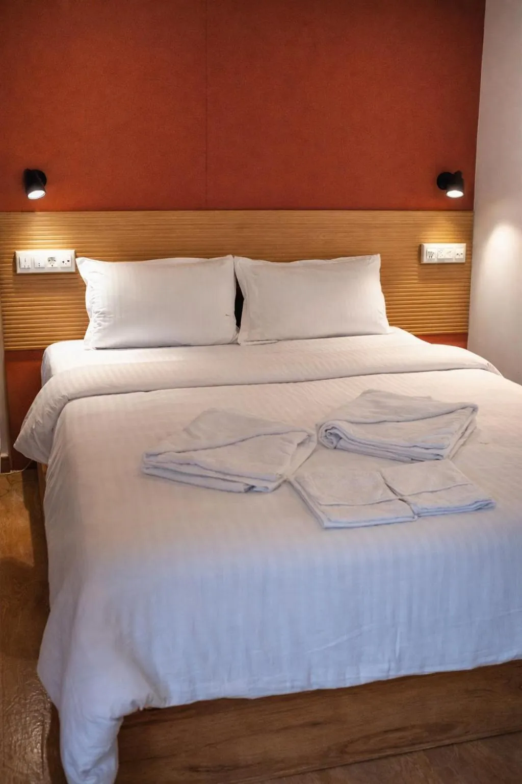 Bed in Sea Shades Palolem Resort