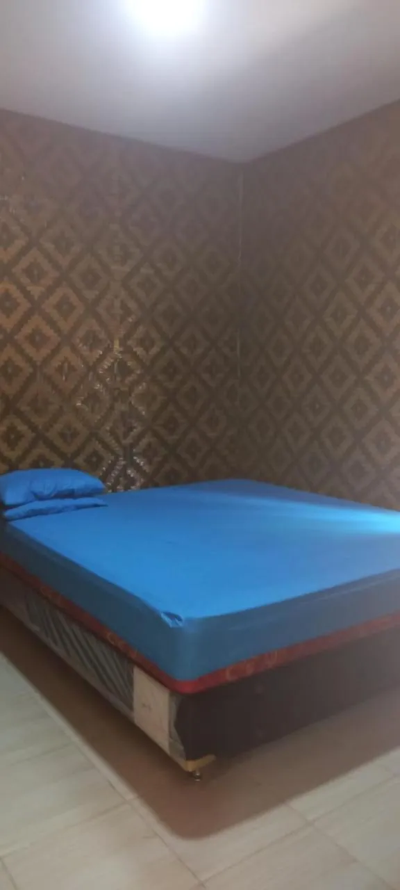 Bed in Villa Blue Ocean Tanjung Lesung