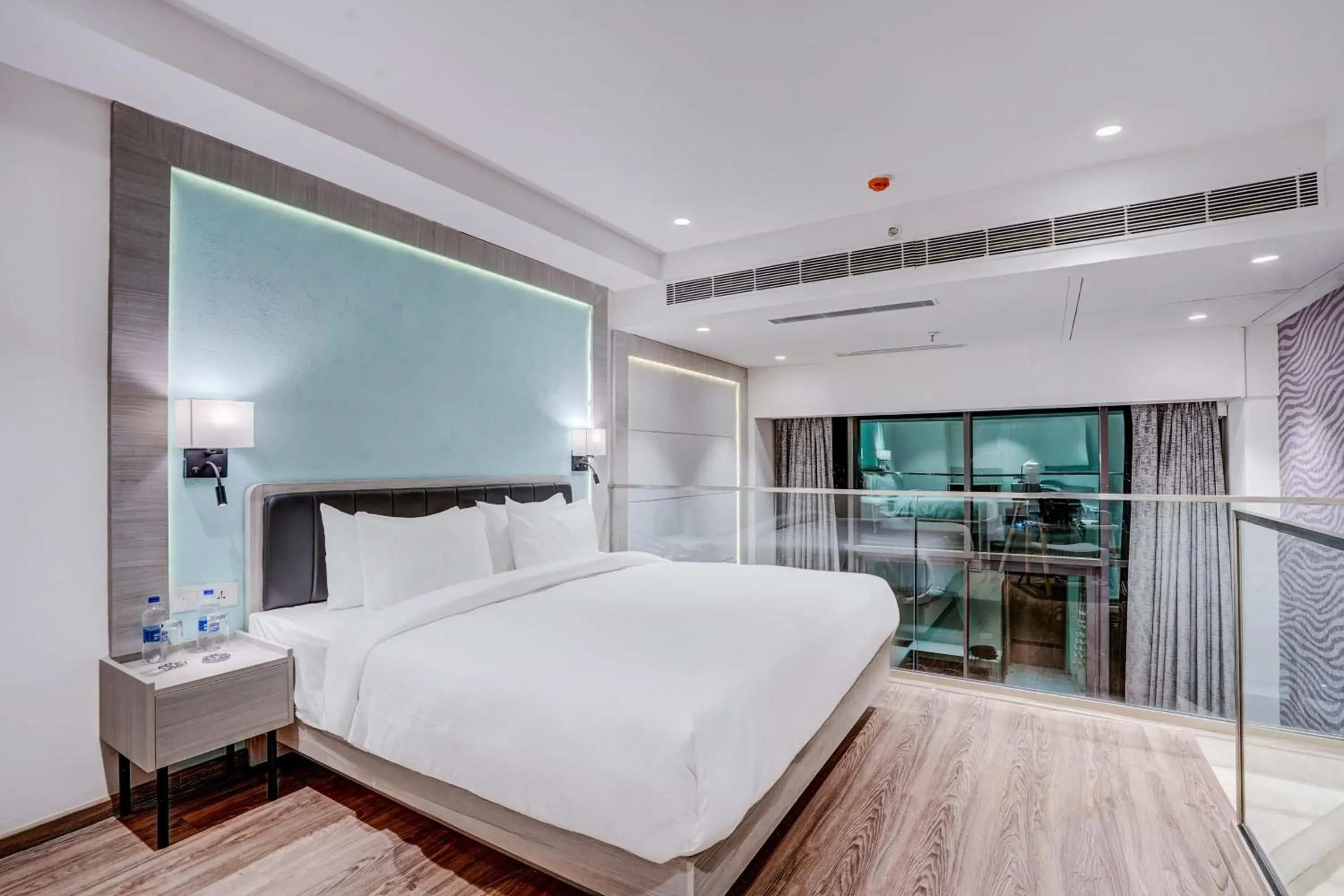 Duplex Executive Suite Twin Bed with Balcony in Sunday Hotel & Residences by CheckIn Gurugram Duplex Executive Suite Twin Bed with Balcony in Sunday Hotel & Residences by CheckIn Gurugram