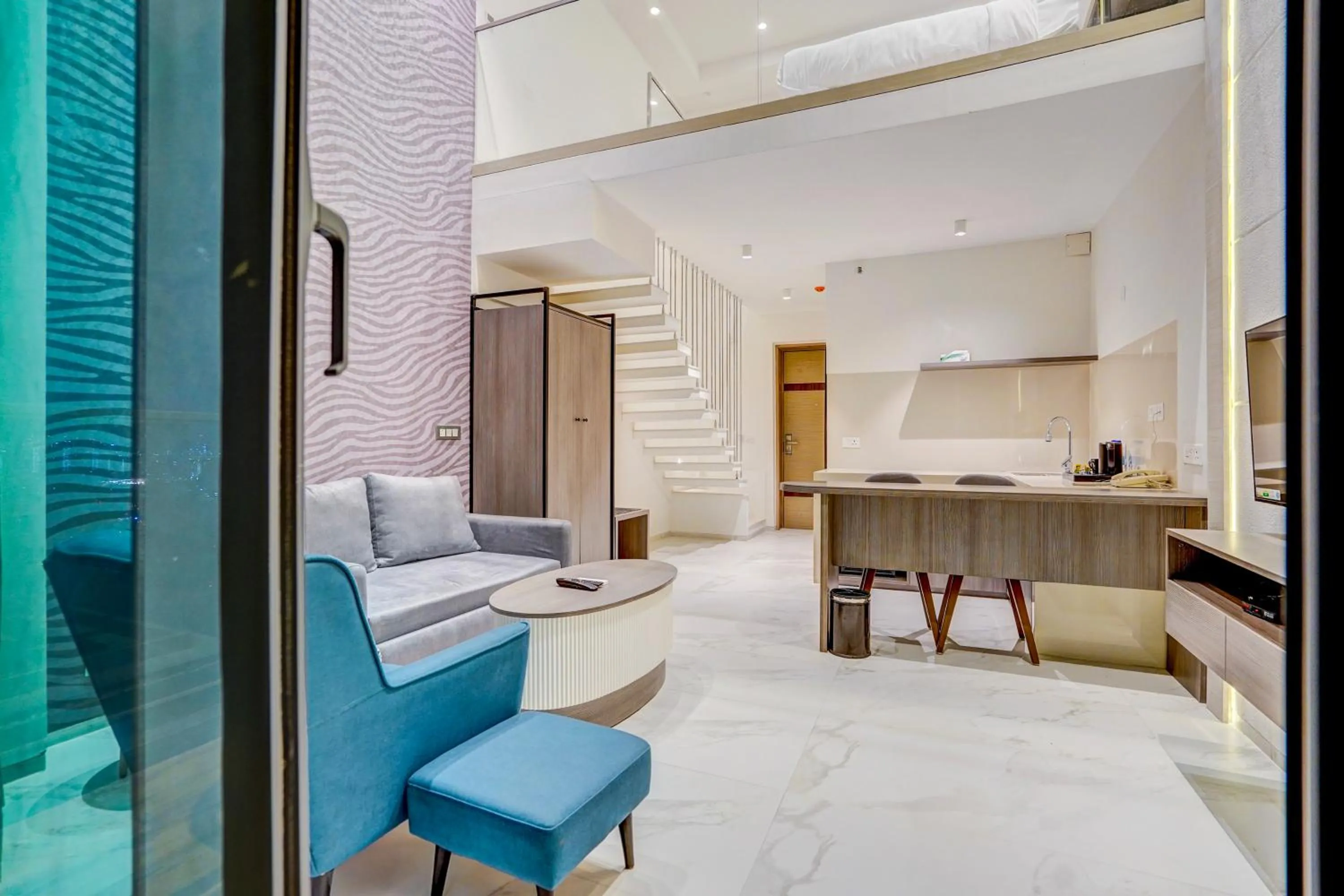 Kitchen or kitchenette in Sunday Hotel & Residences by CheckIn Gurugram