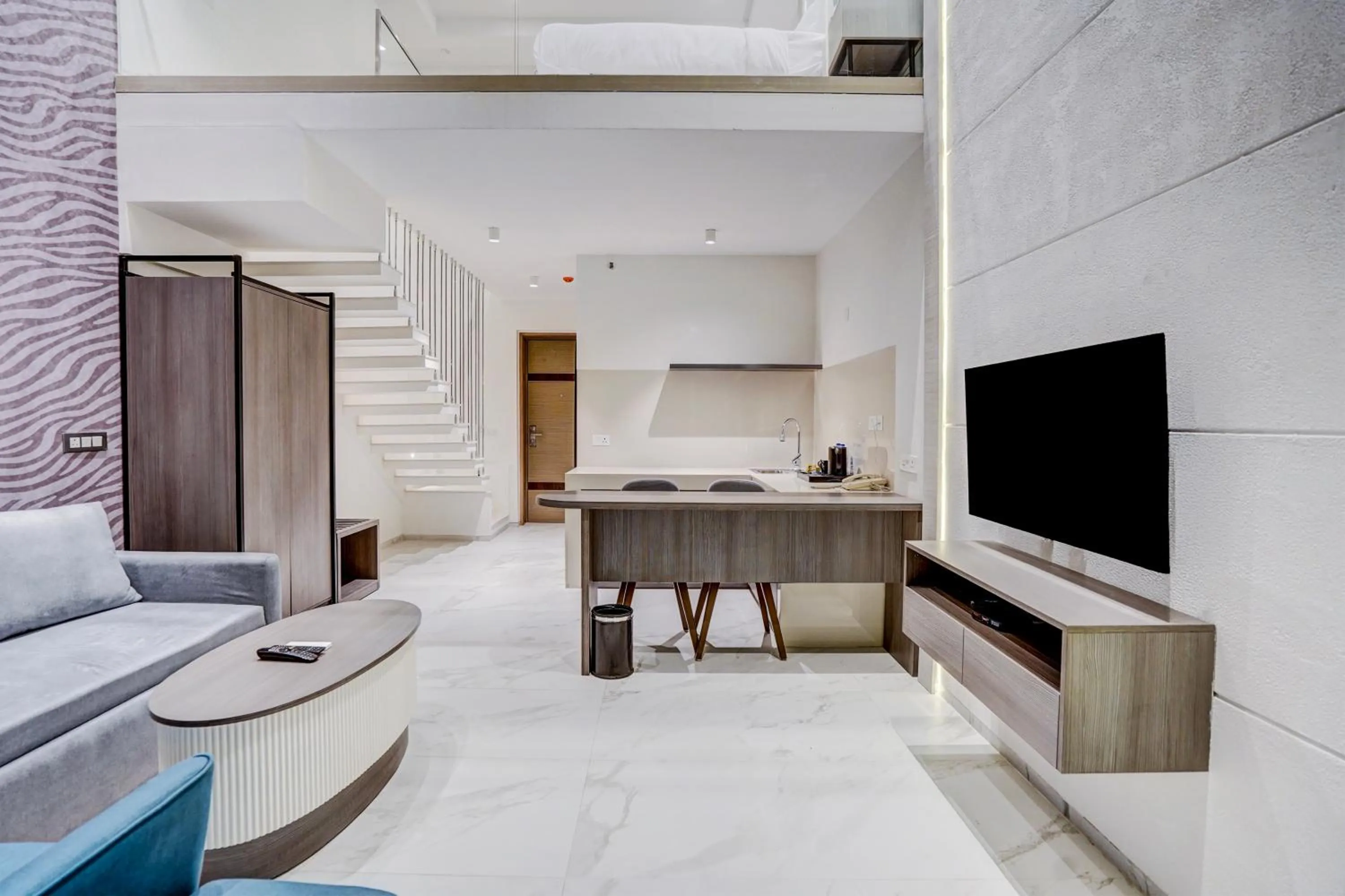 Kitchen or kitchenette in Sunday Hotel & Residences by CheckIn Gurugram