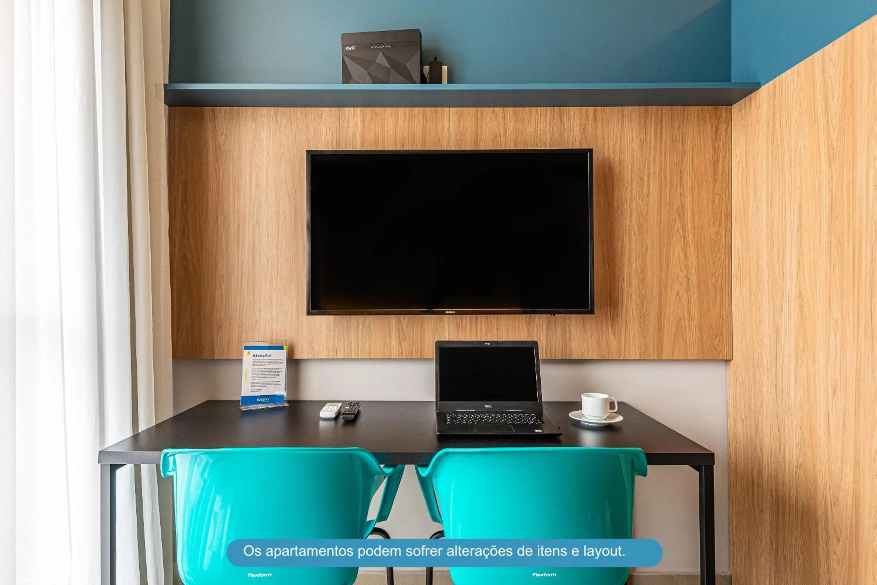 TV and multimedia in Roomo Transamerica SP Brooklin 370