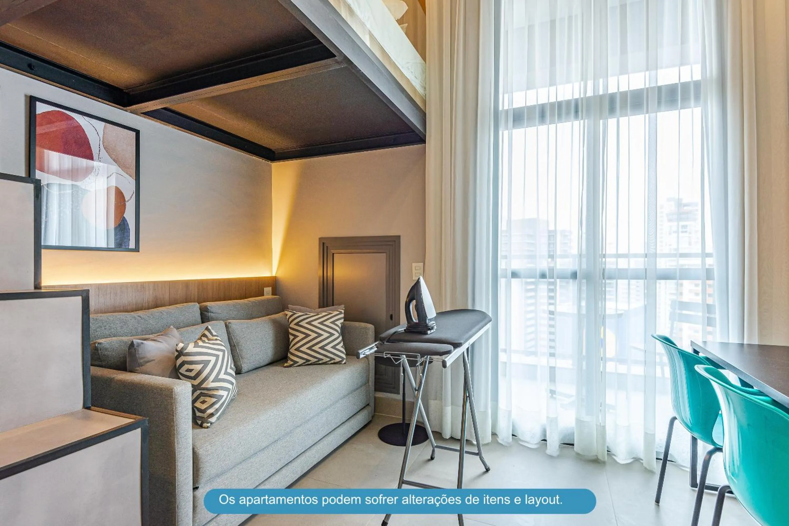 Living room in Roomo Transamerica SP Brooklin 370