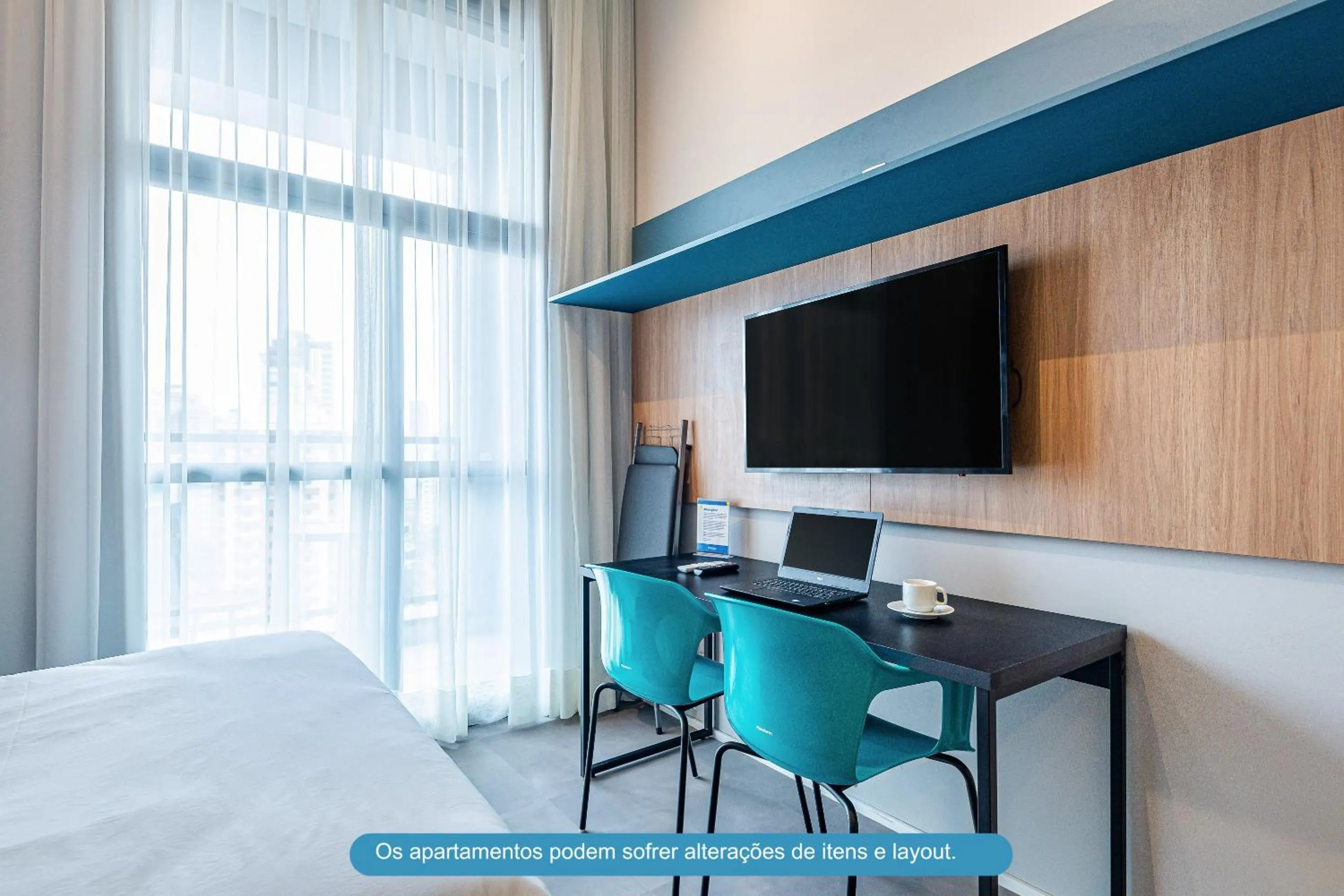 TV and multimedia, Bed in Roomo Transamerica SP Brooklin 370