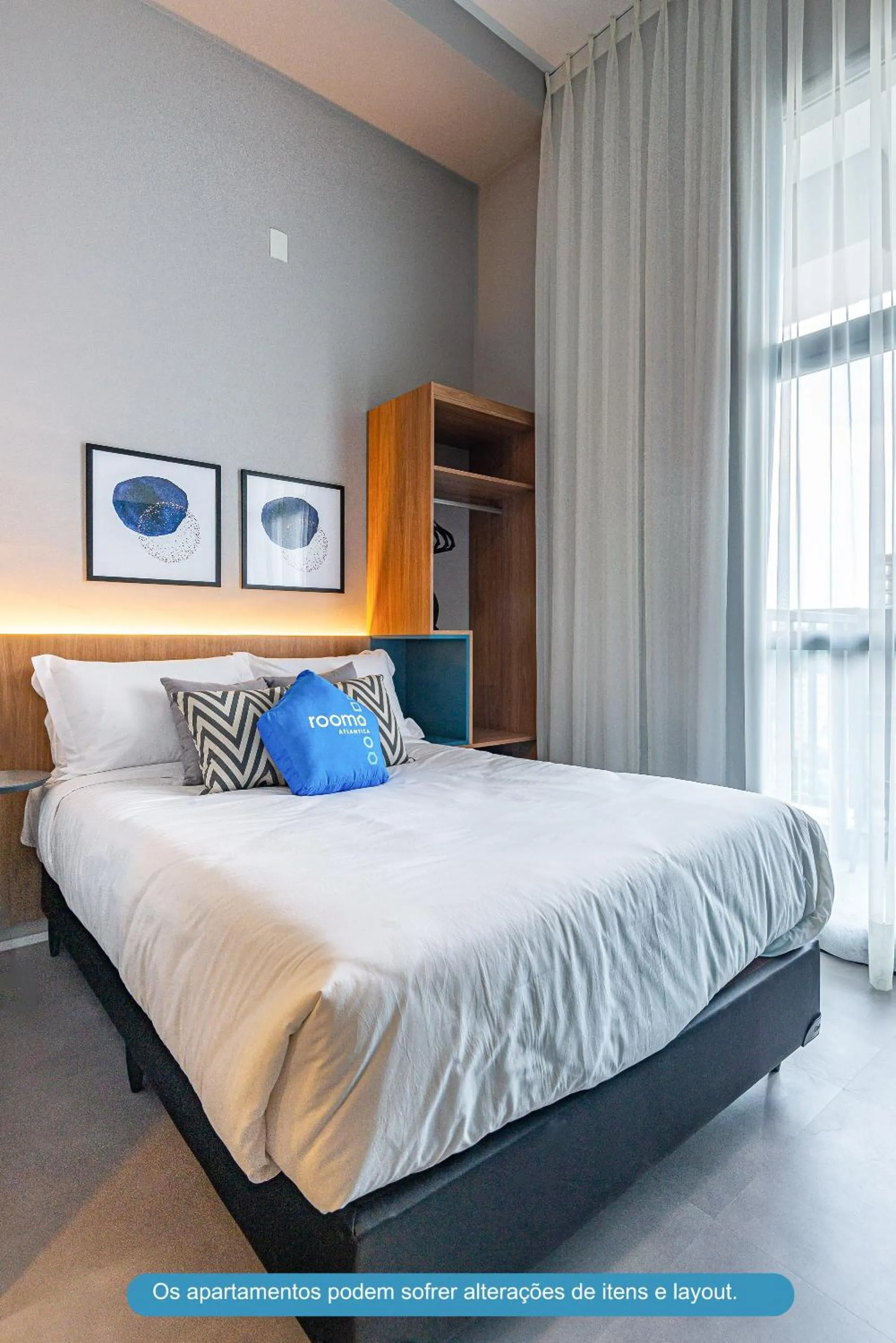 Bedroom, Bed in Roomo Transamerica SP Brooklin 370