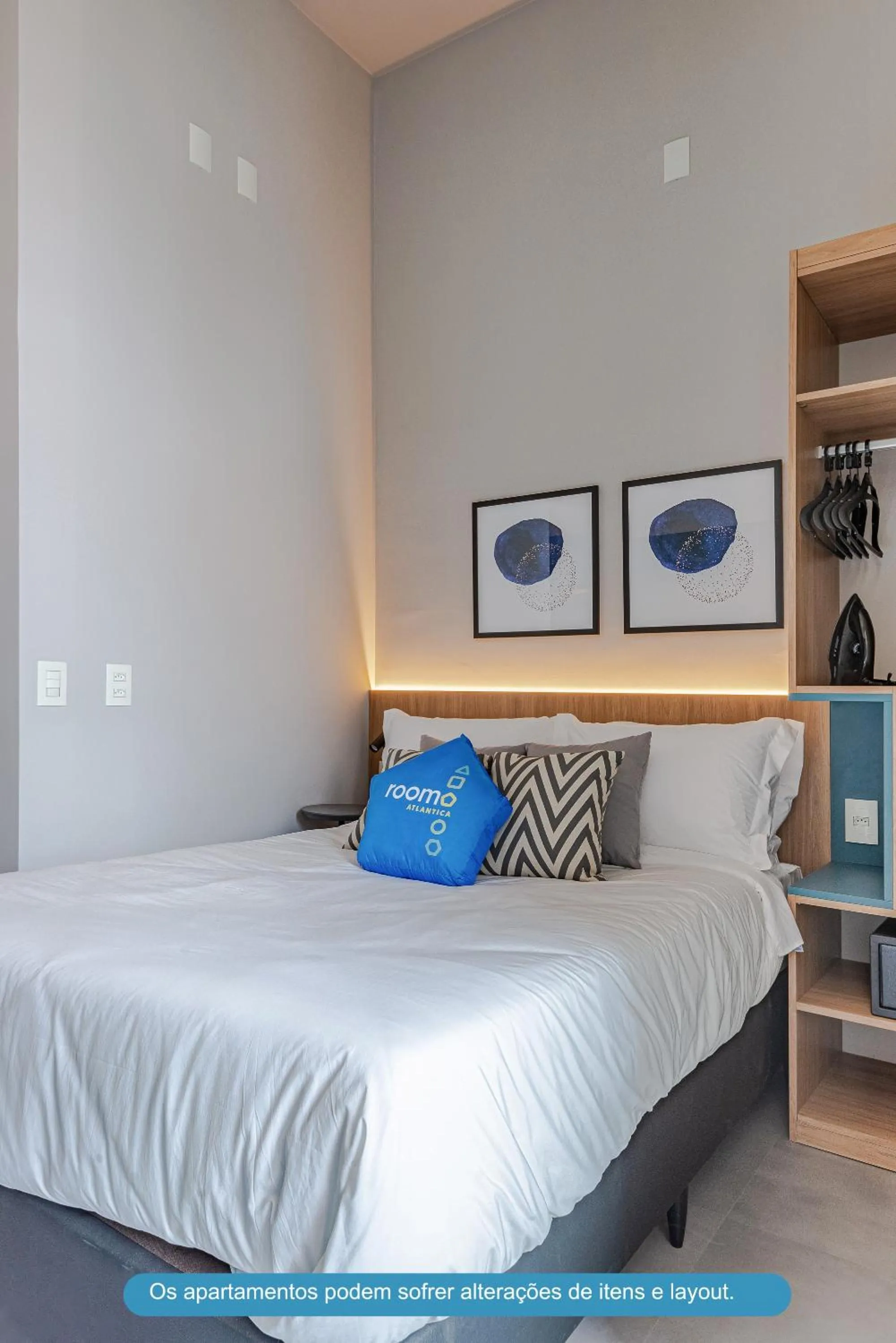 Bedroom, Bed in Roomo Transamerica SP Brooklin 370