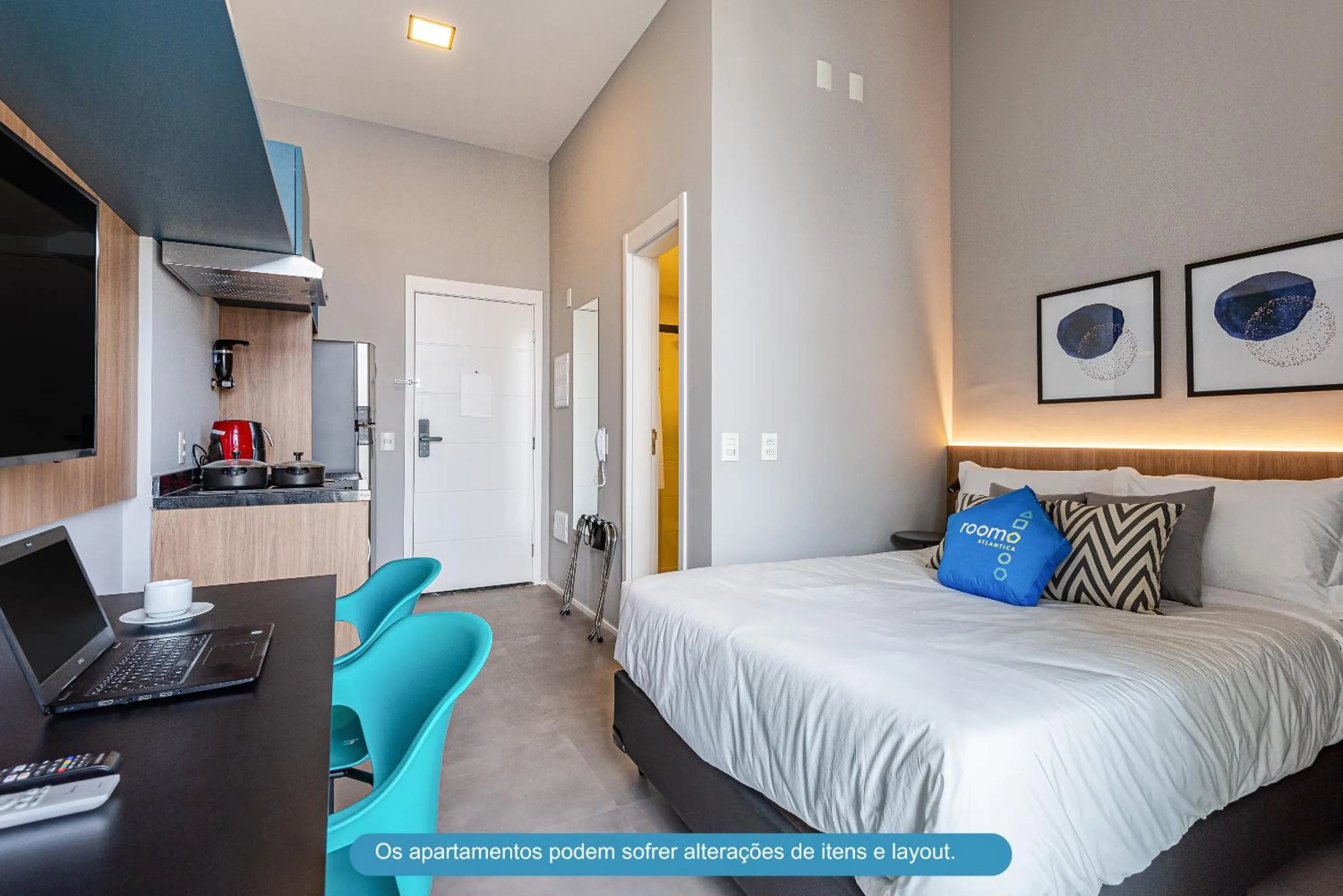 Bedroom, Bed in Roomo Transamerica SP Brooklin 370