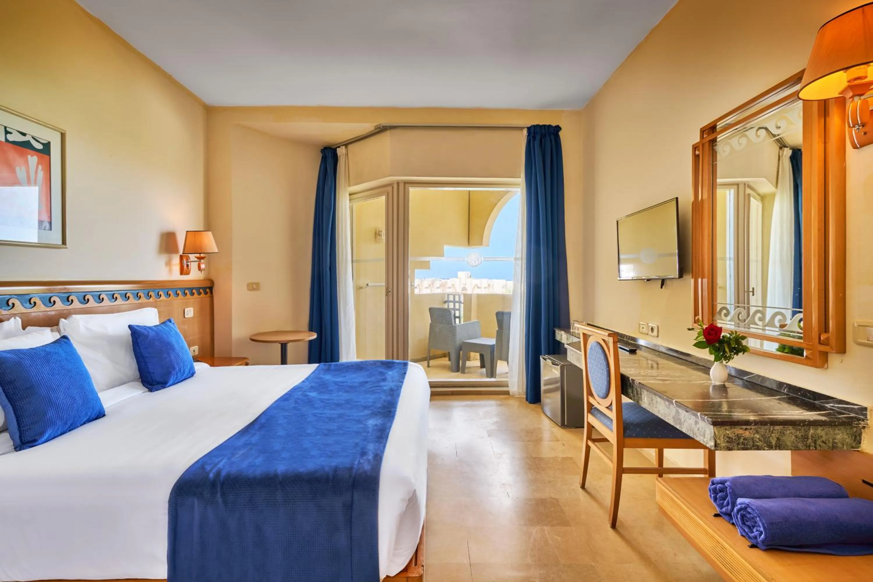 Bedroom, Bed in Nahrawess Resort & Thalasso