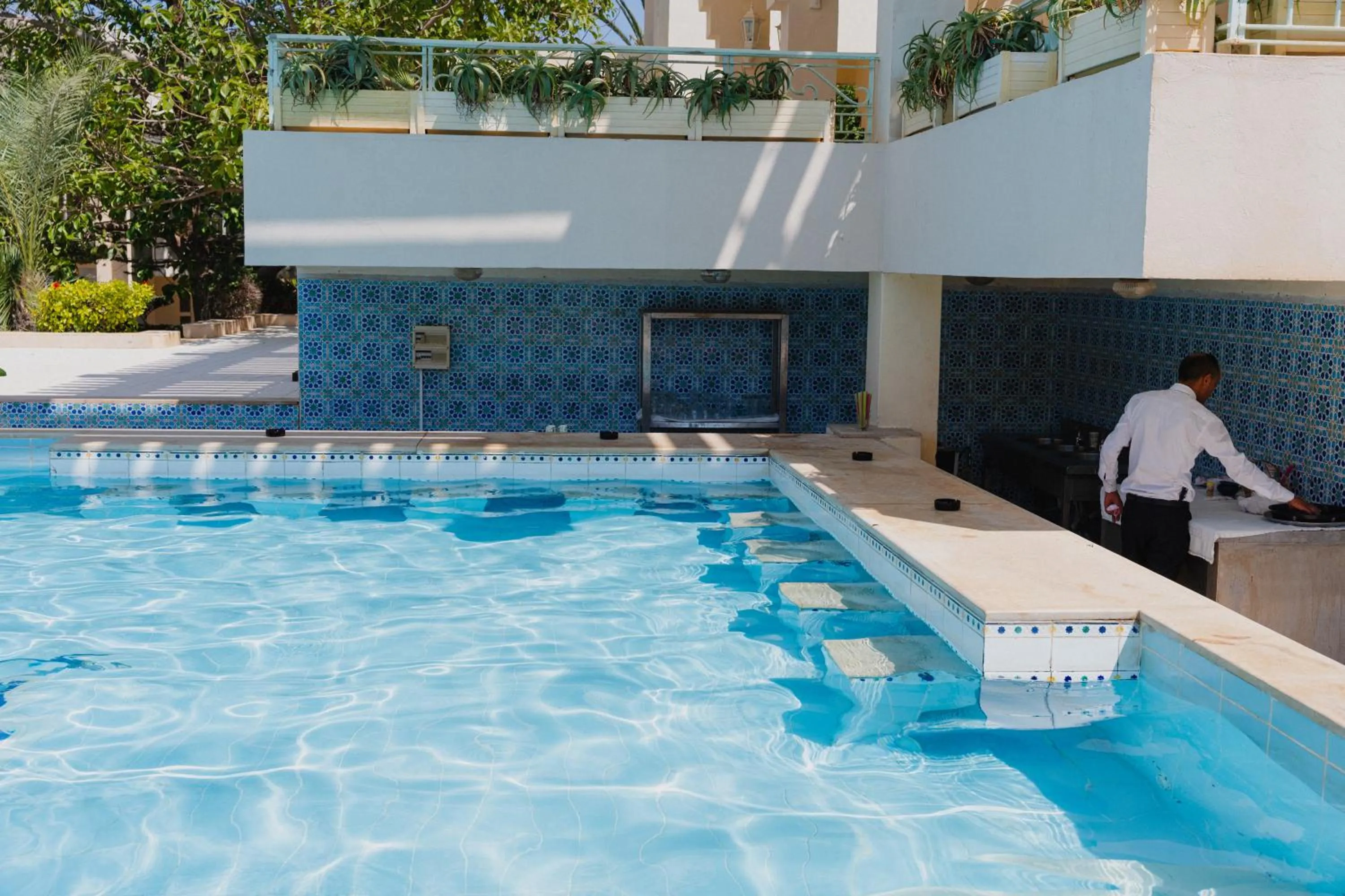 Swimming pool in Nahrawess Resort & Thalasso