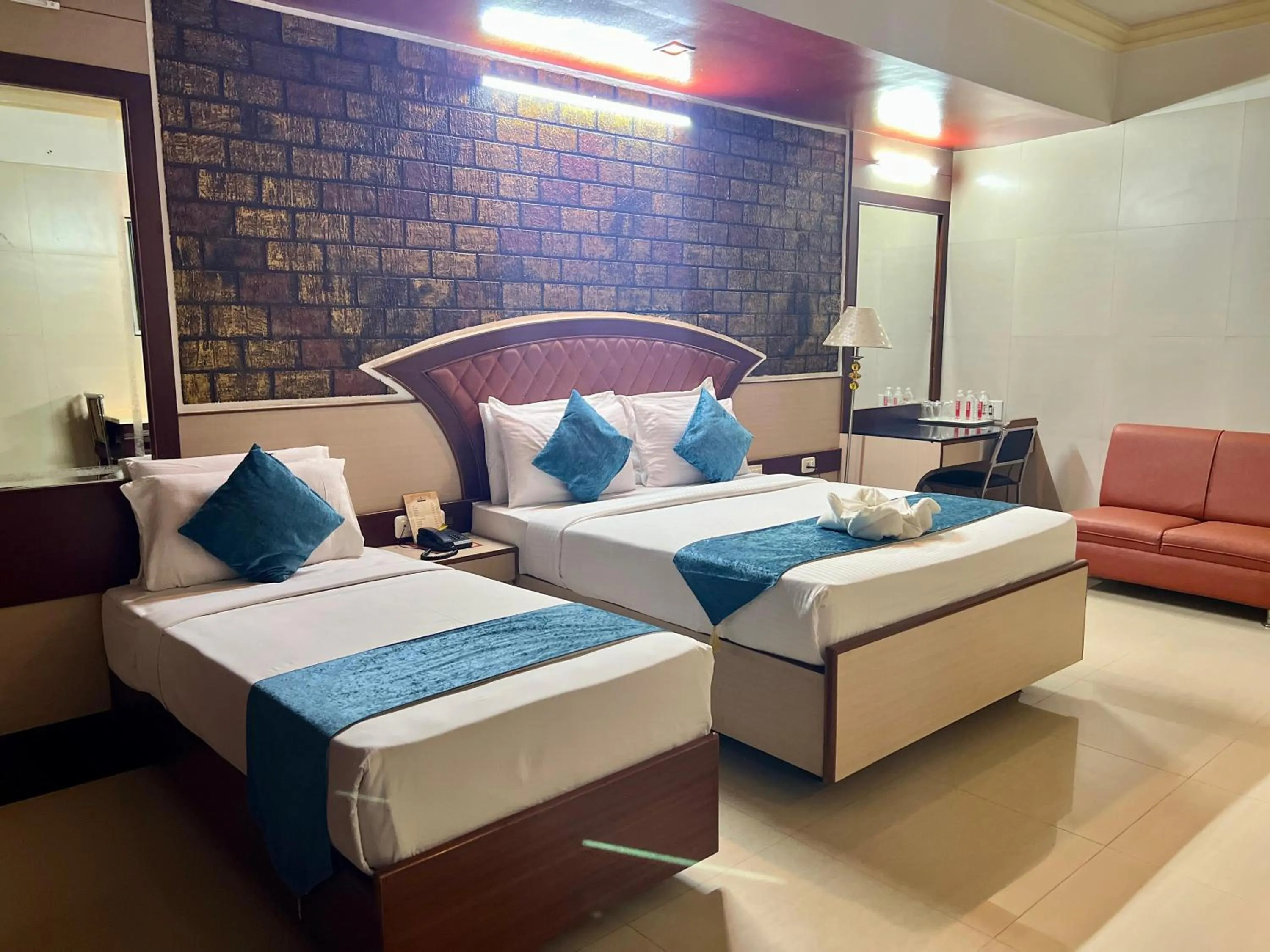 Bedroom, Bed in The Grand Krishna Rooms