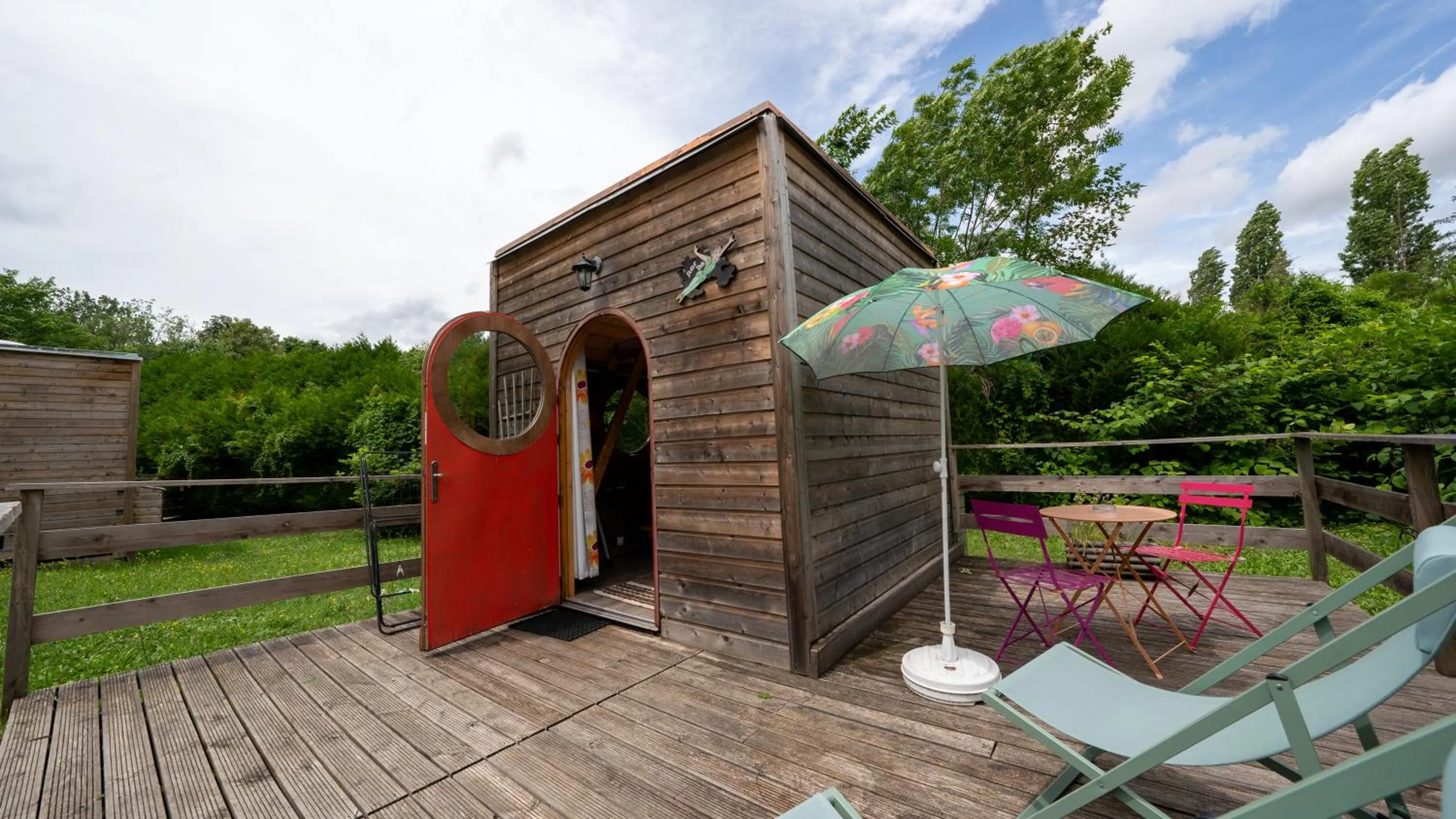 Balcony/Terrace in Le Village de la Champagne - Slowmoov